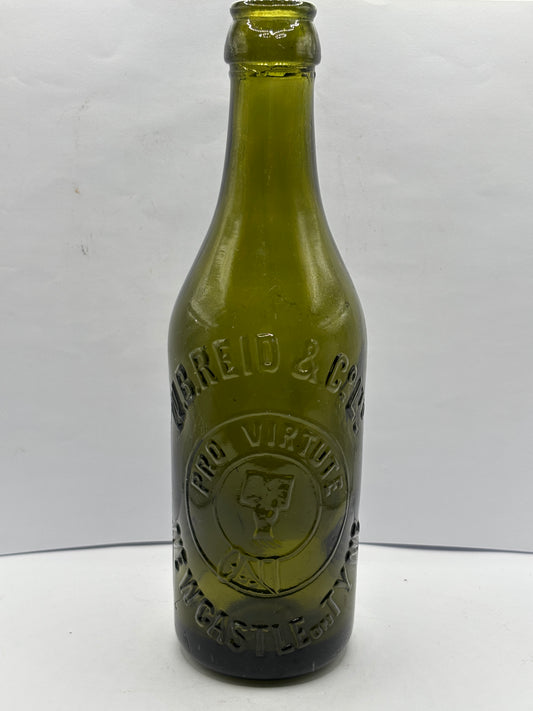Old Newcastle on Tyne beer bottle, W.B Reid