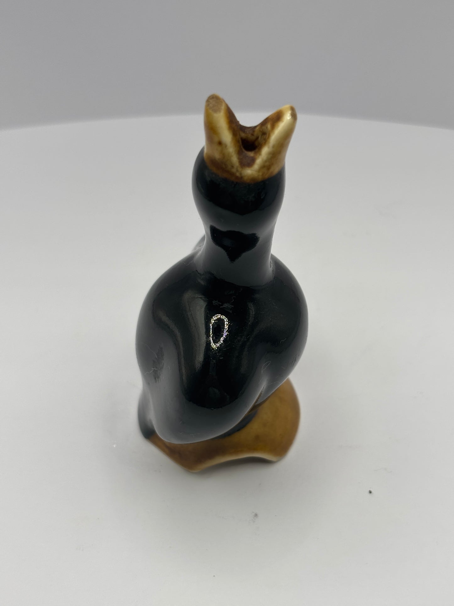 Vintage bird pie funnel