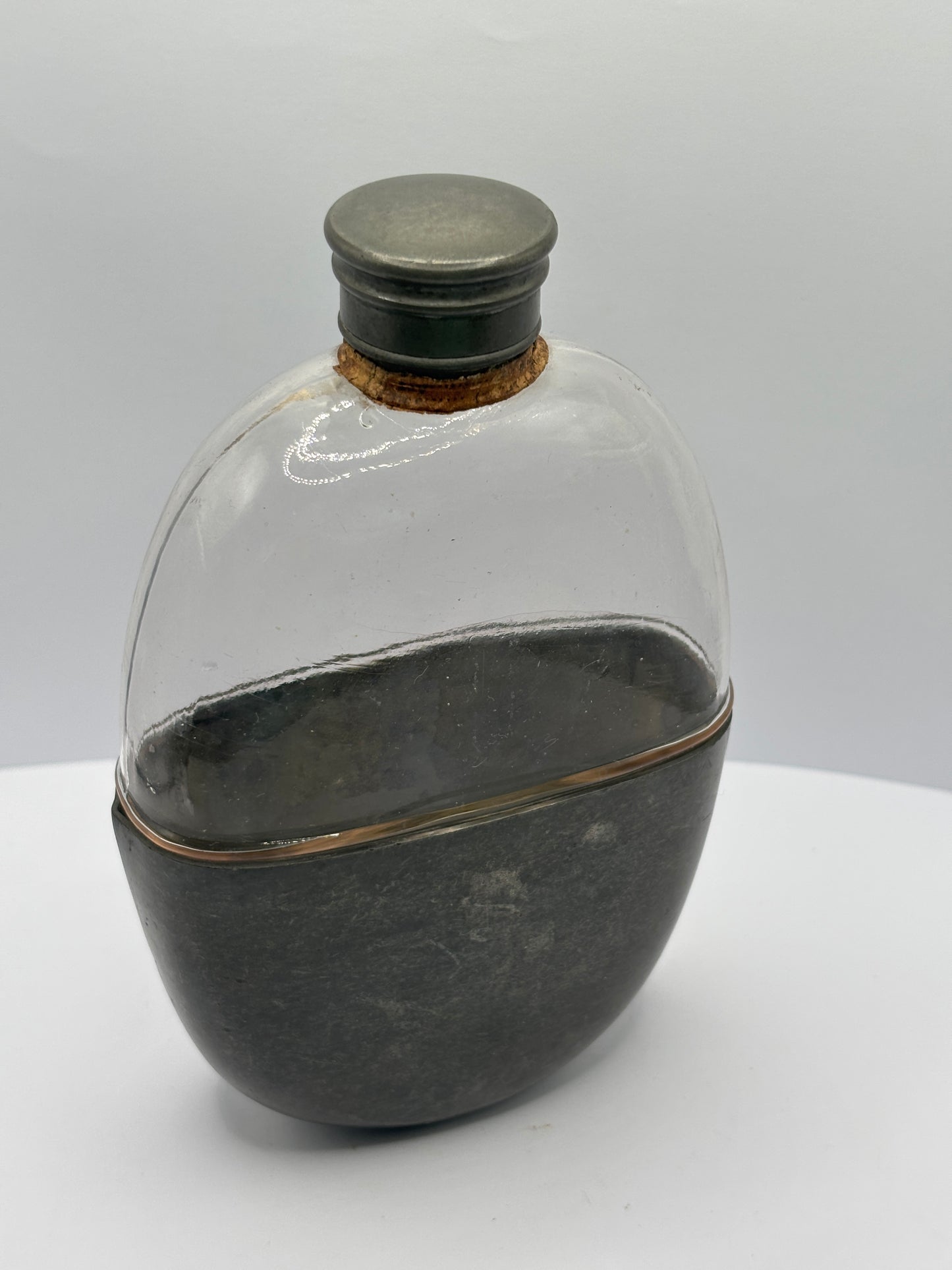 Old glass flask