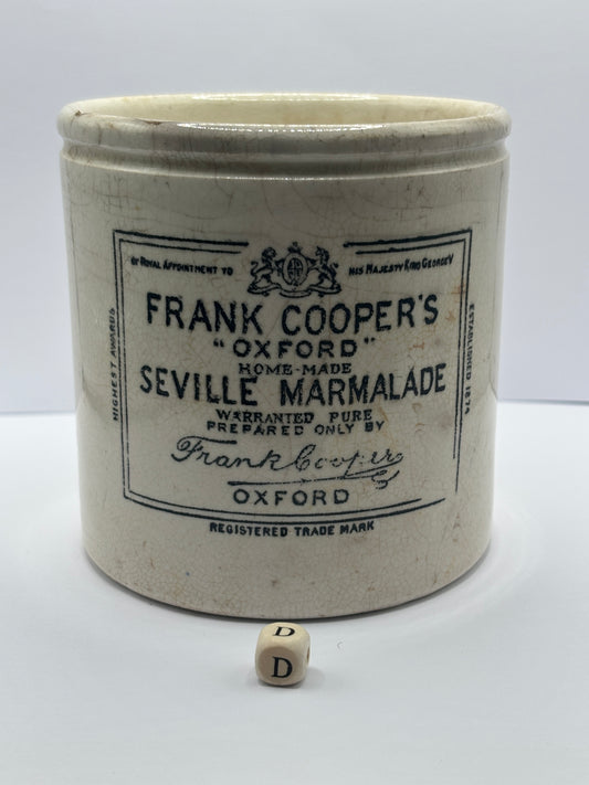 Old 2lb frank cooper marmalade jar (D)