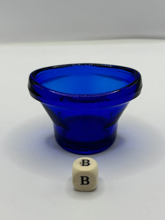 Blue glass eye bath (b)