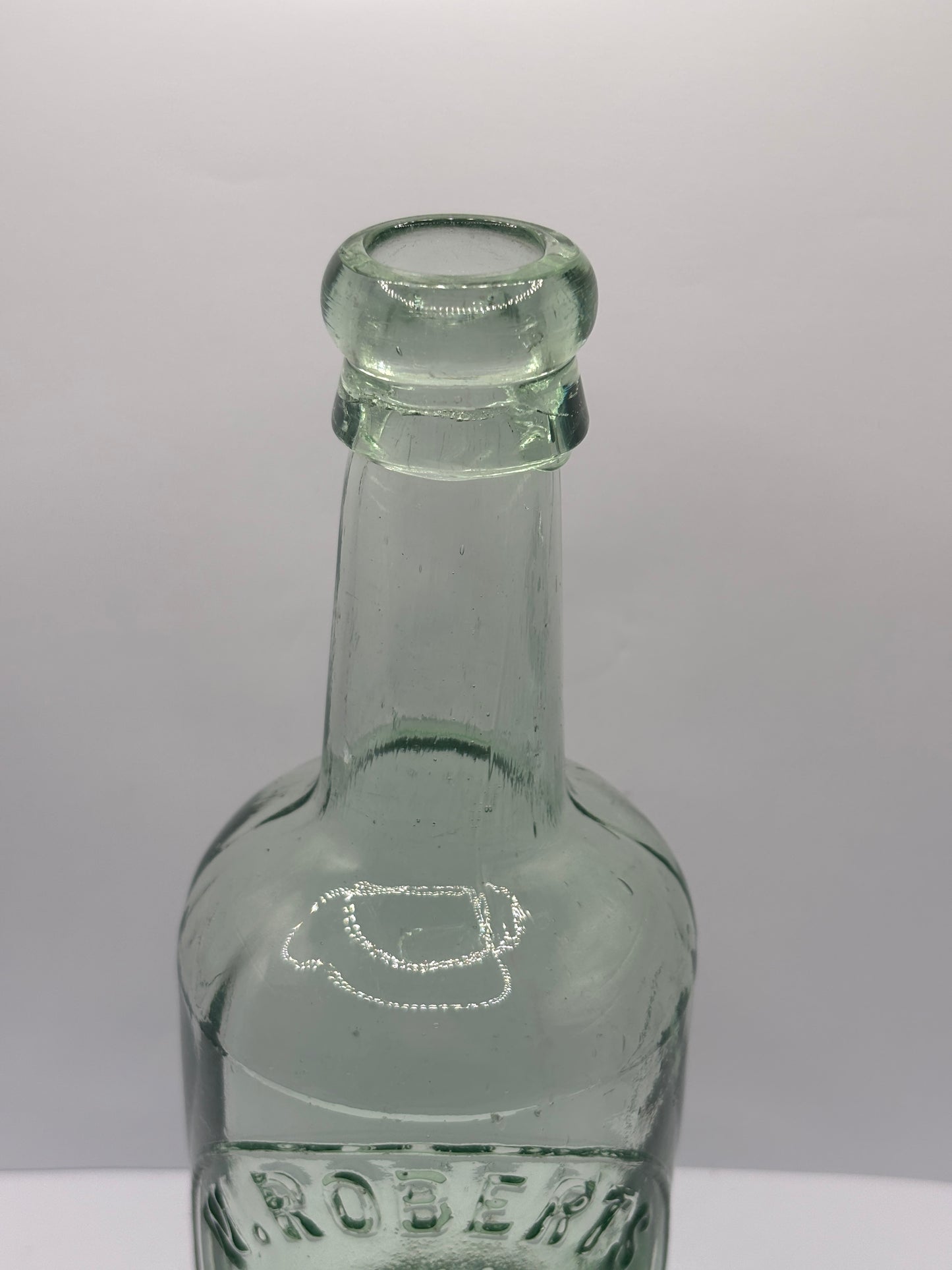 Old Worcester beer bottle, Saragens head Worcester