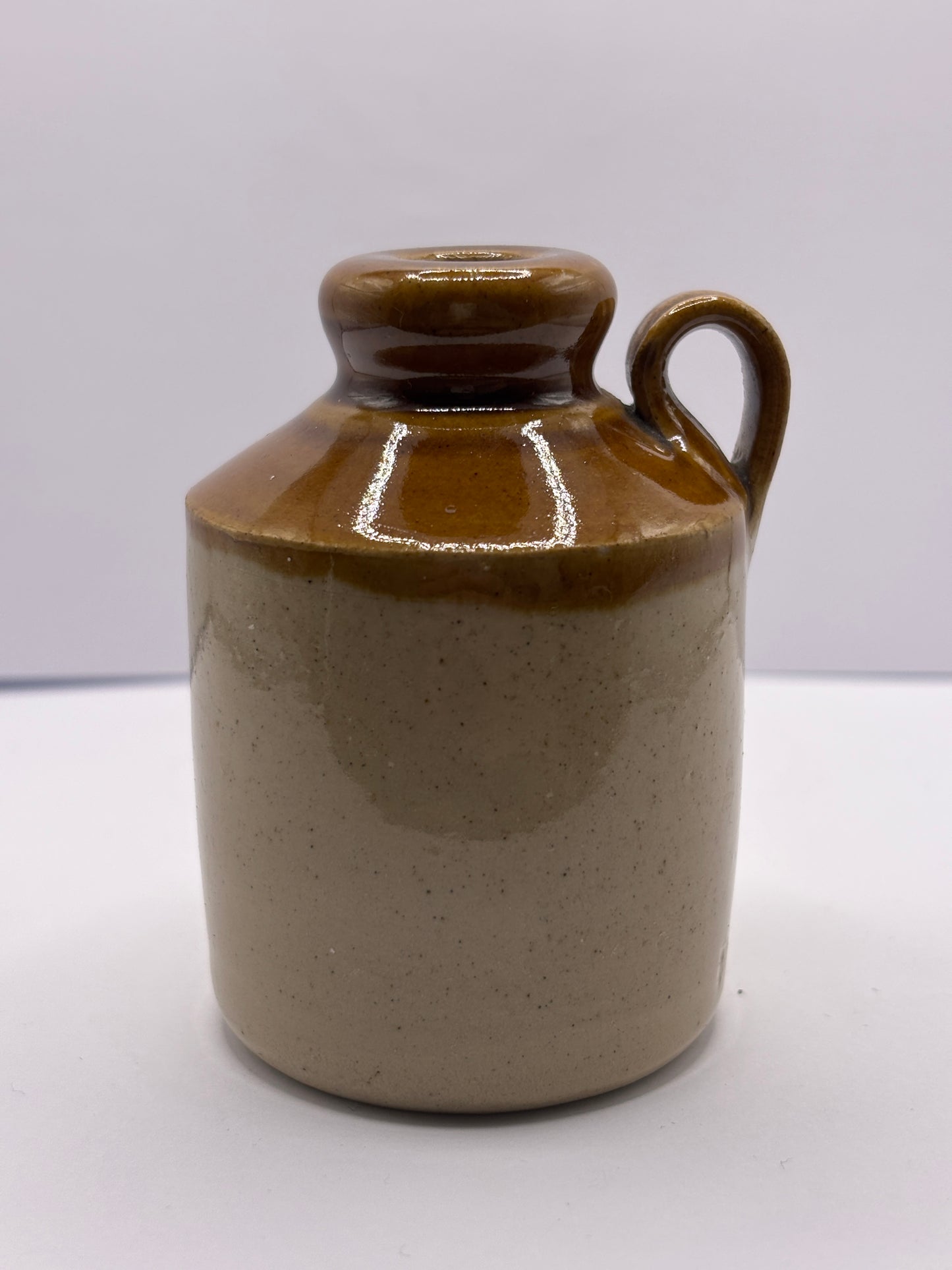 Old mini stoneware flagon