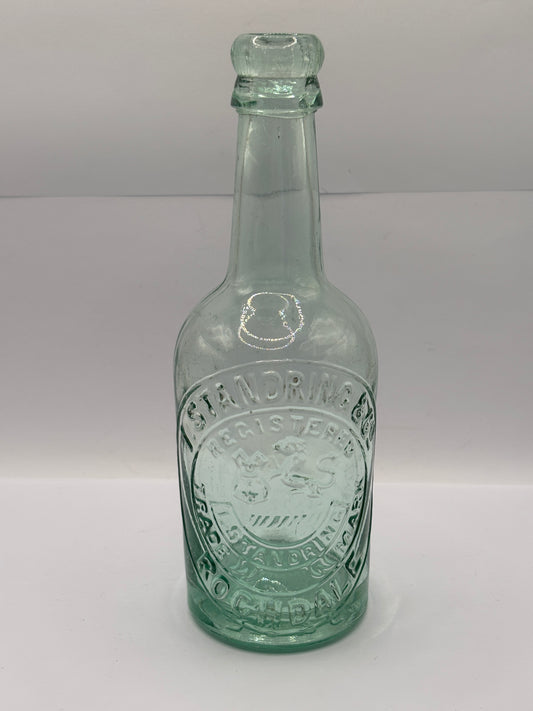Old advertising beer bottle, I.Standring Rochdale