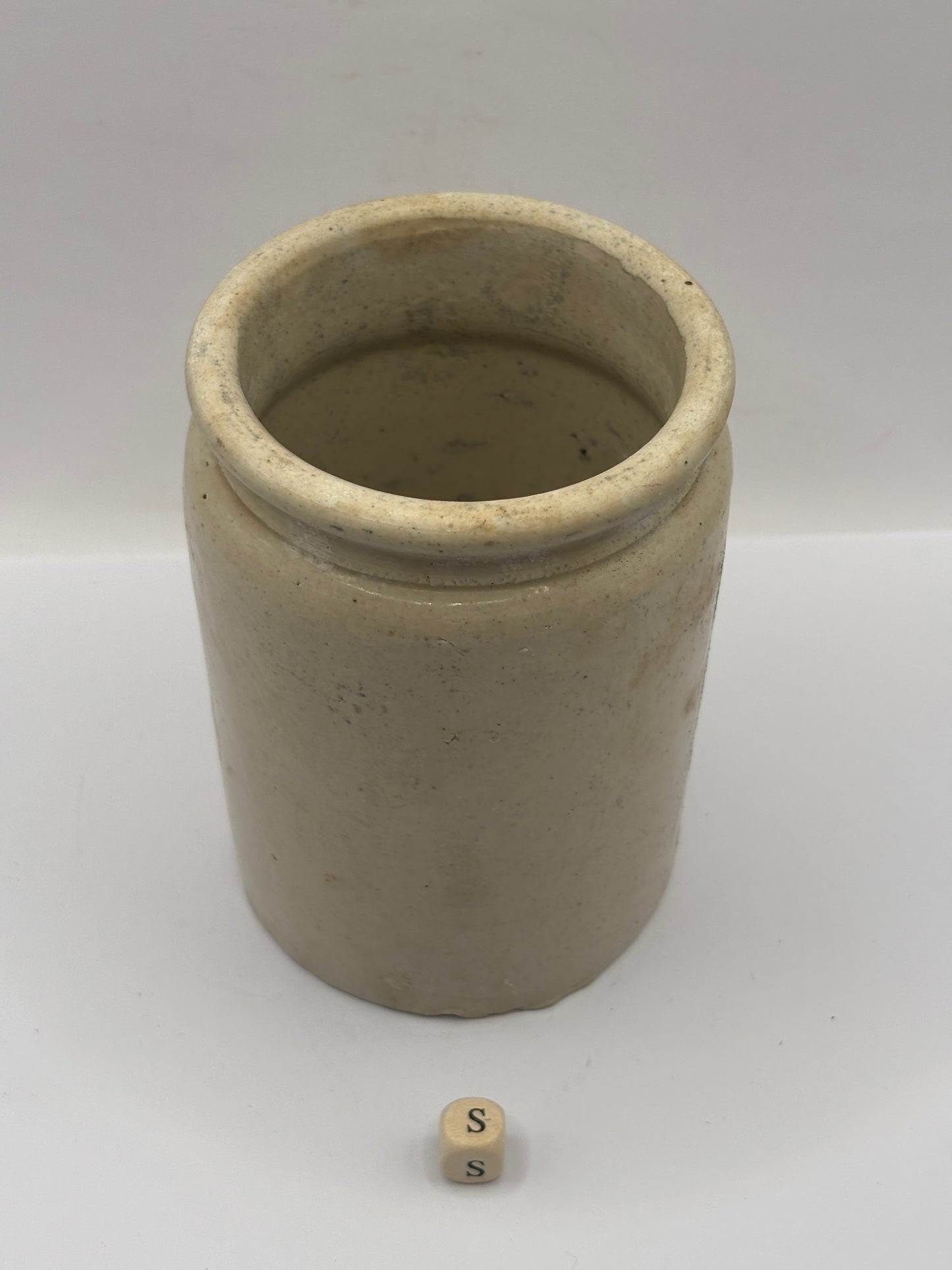 Old 1lb rolled top stoneware marmalade pot (s)