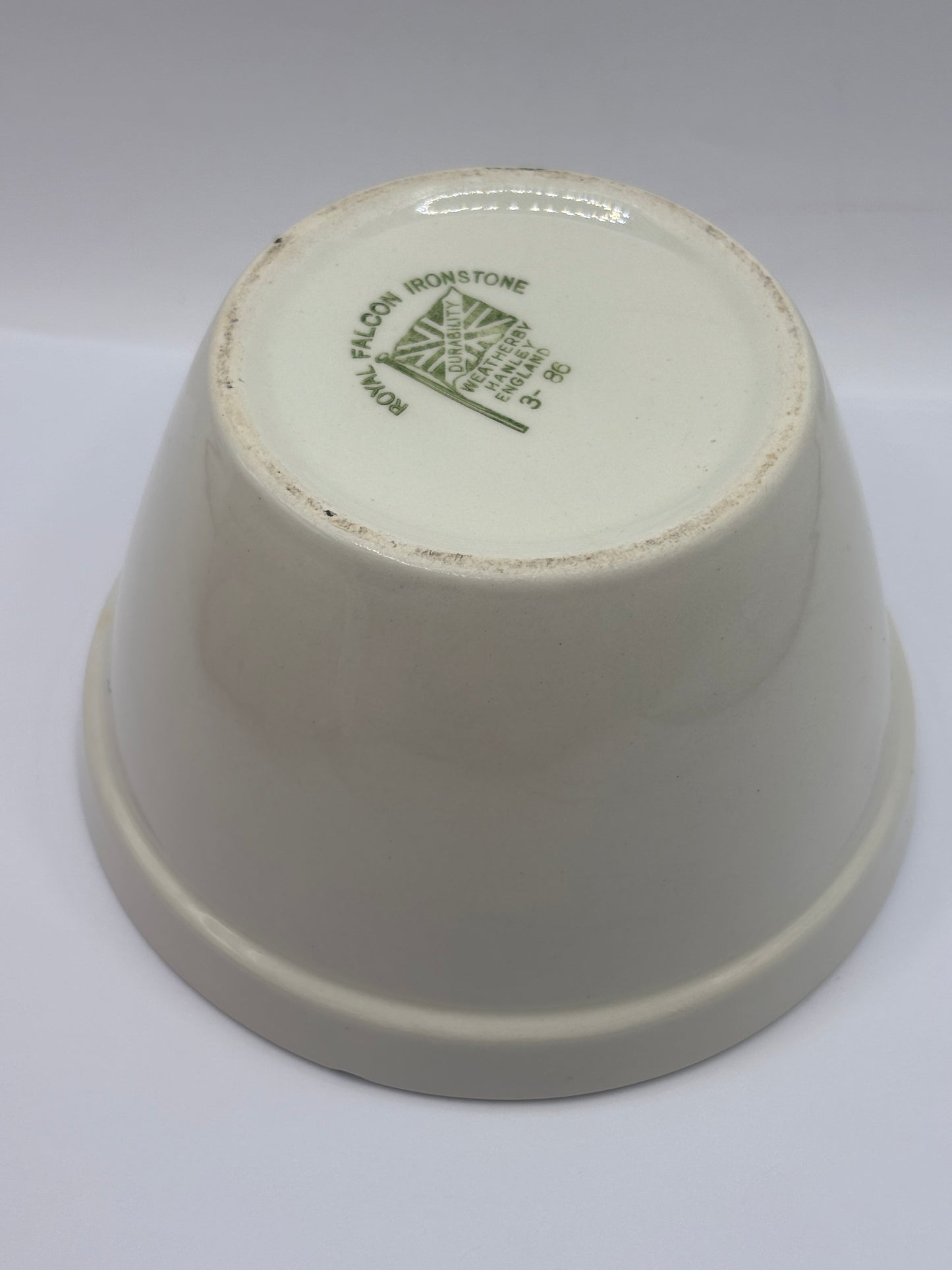 vintage ironstone pudding bowl (H)