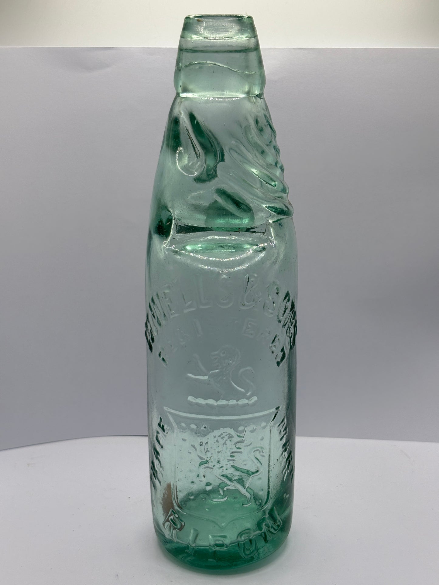 Old Knightsbridge codd bottle with marble
