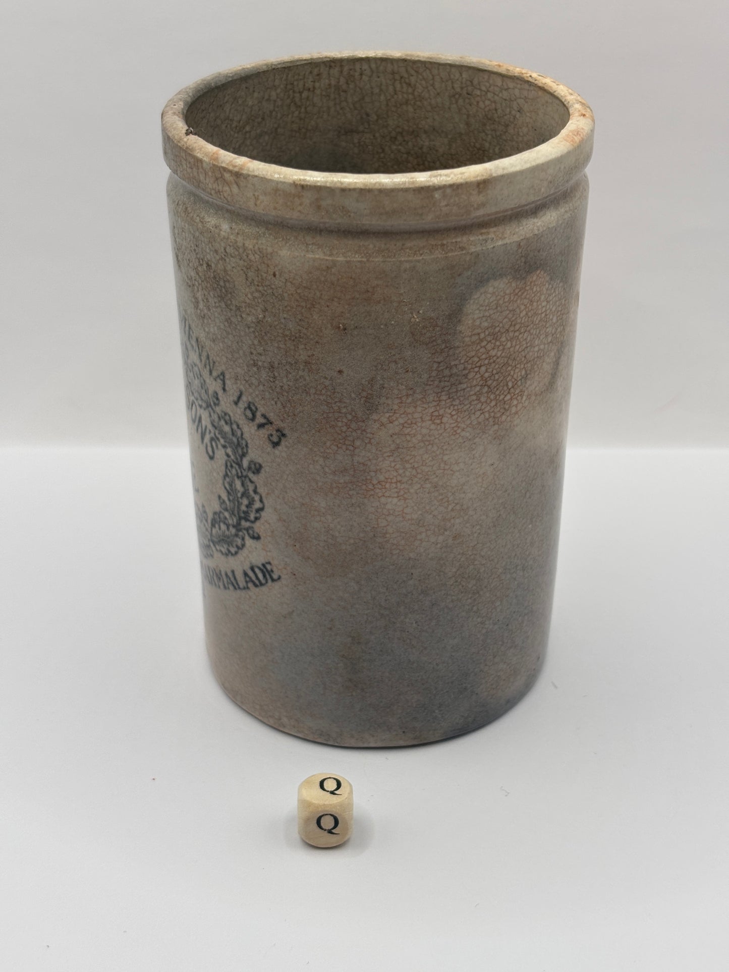 Old 1lb James Keiller Dundee marmalade jar (Q)