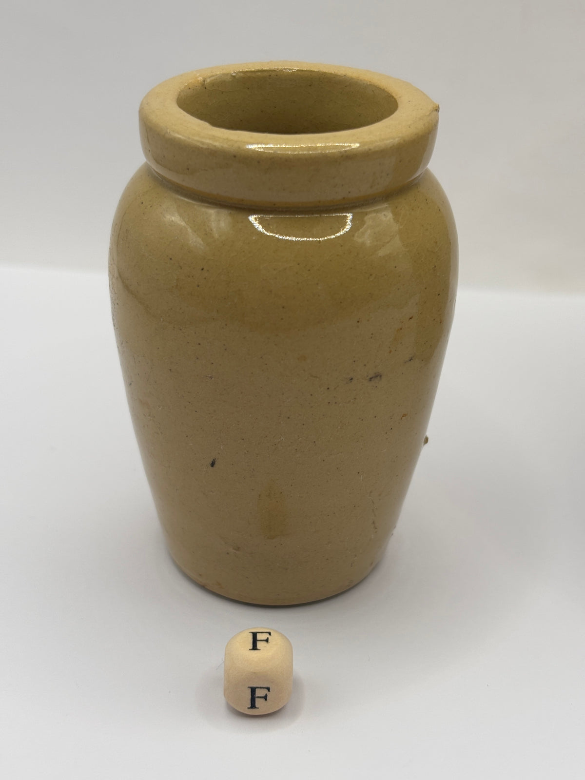 Old advertising cream pot, Hailwoods Manchester (f)