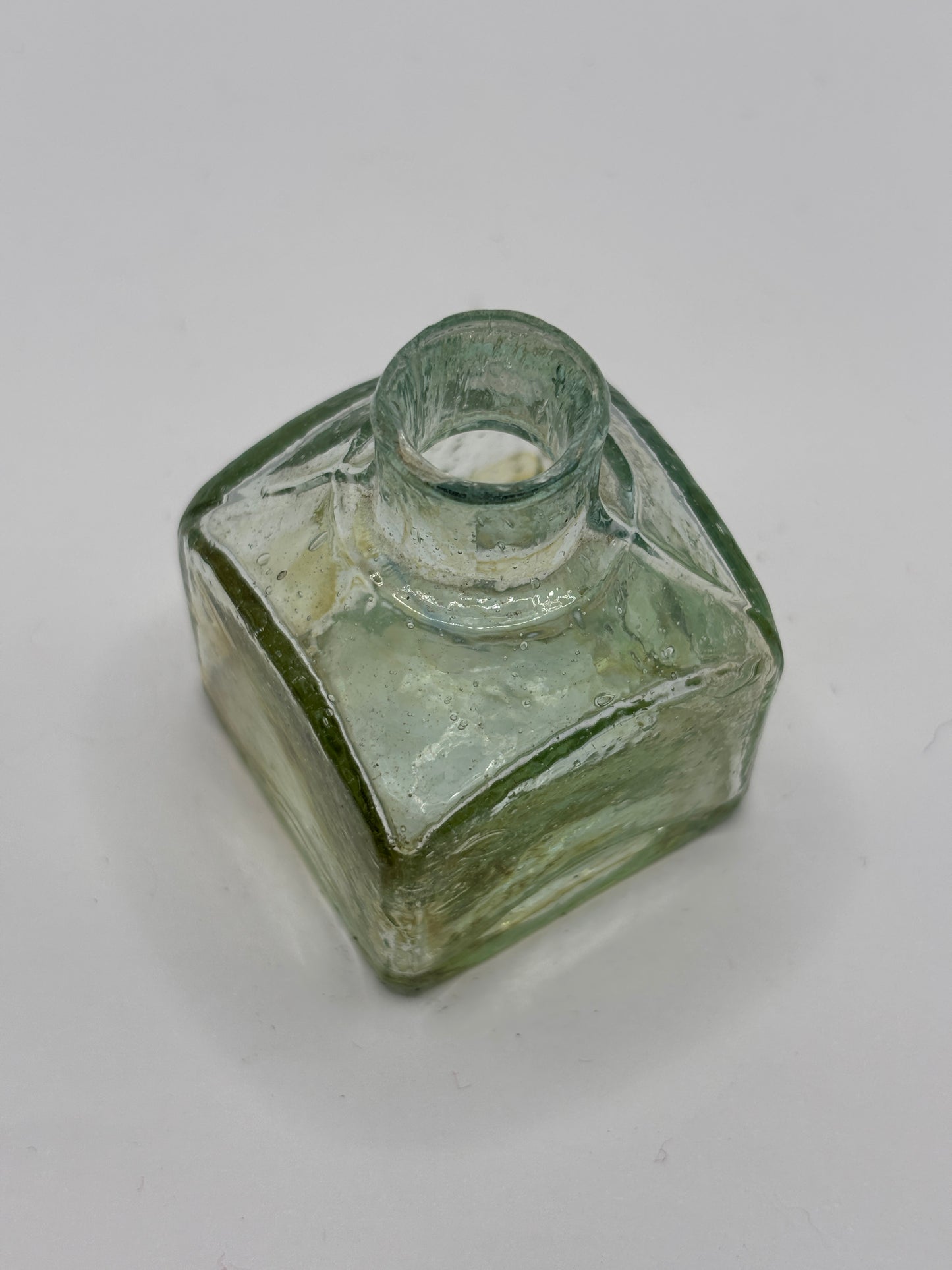 Old penny ink, inkwell. Swirly ink