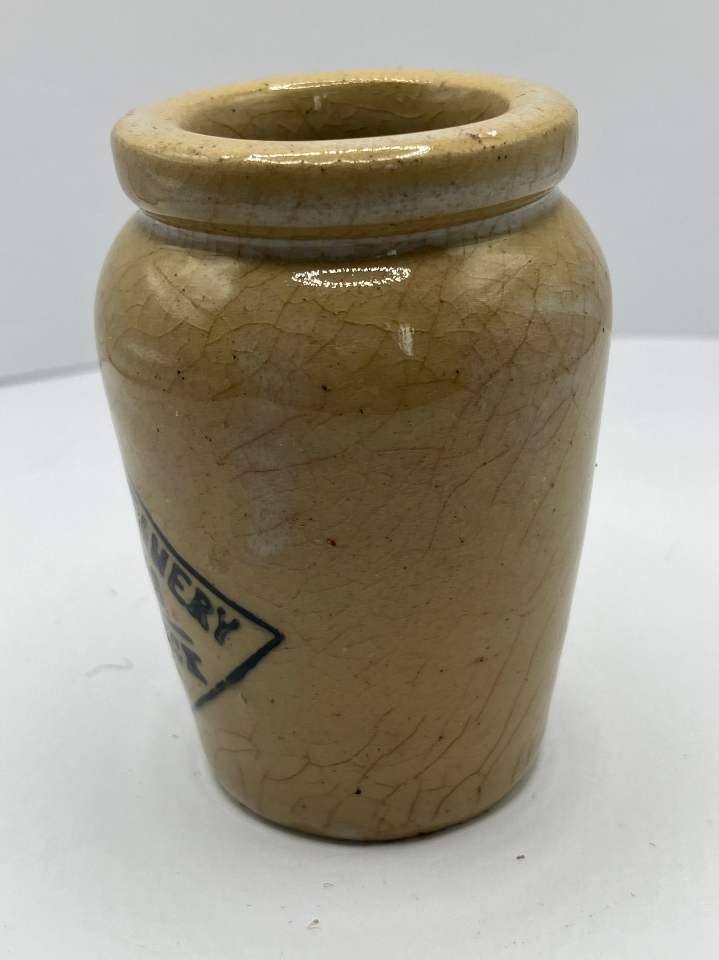 Daisy bank creamery, stoneware cream pot