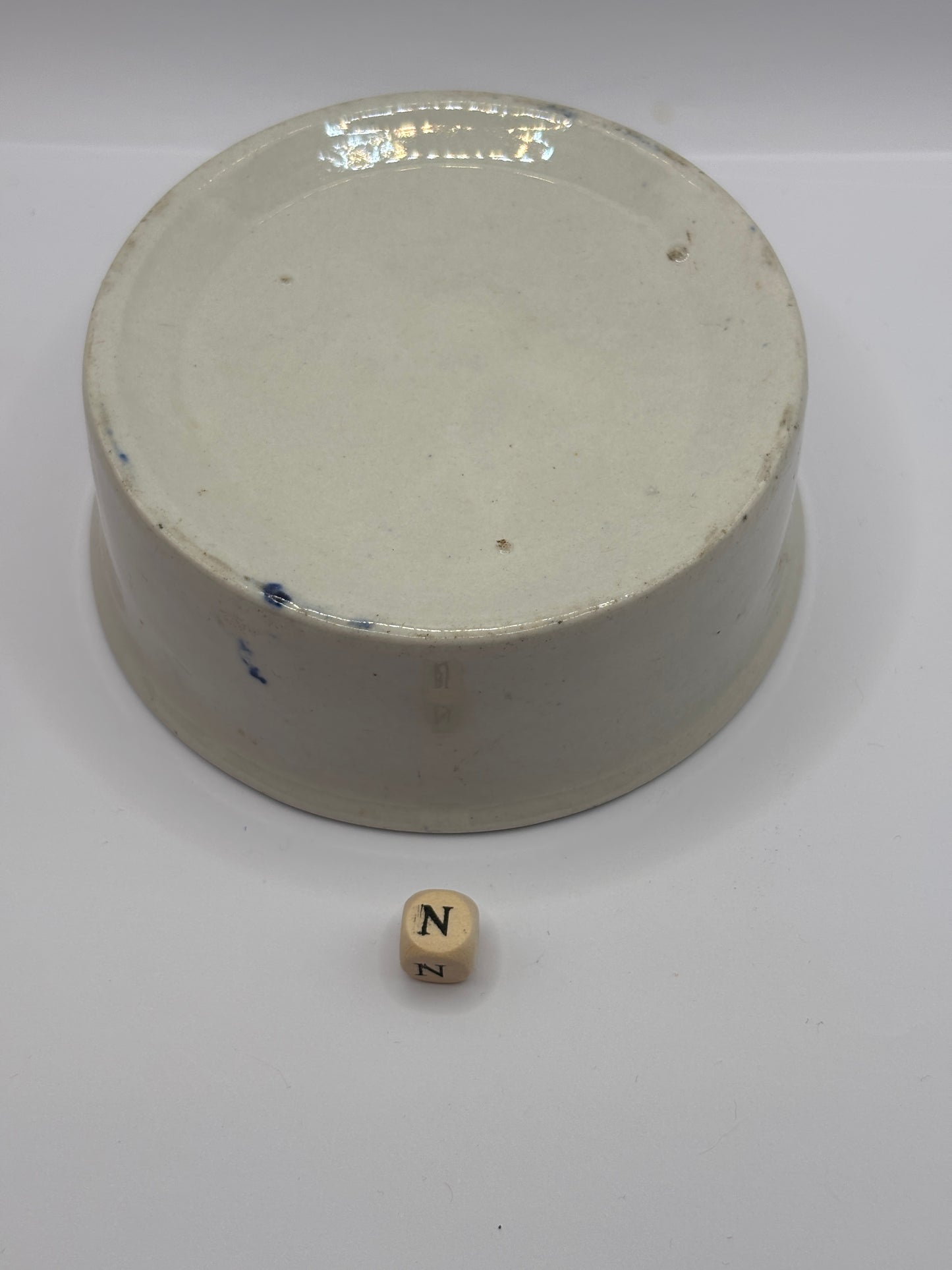 Old Mrs Moors advertising meat paste pot (N) large size