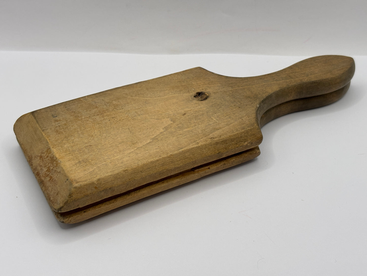Old wooden butter pats