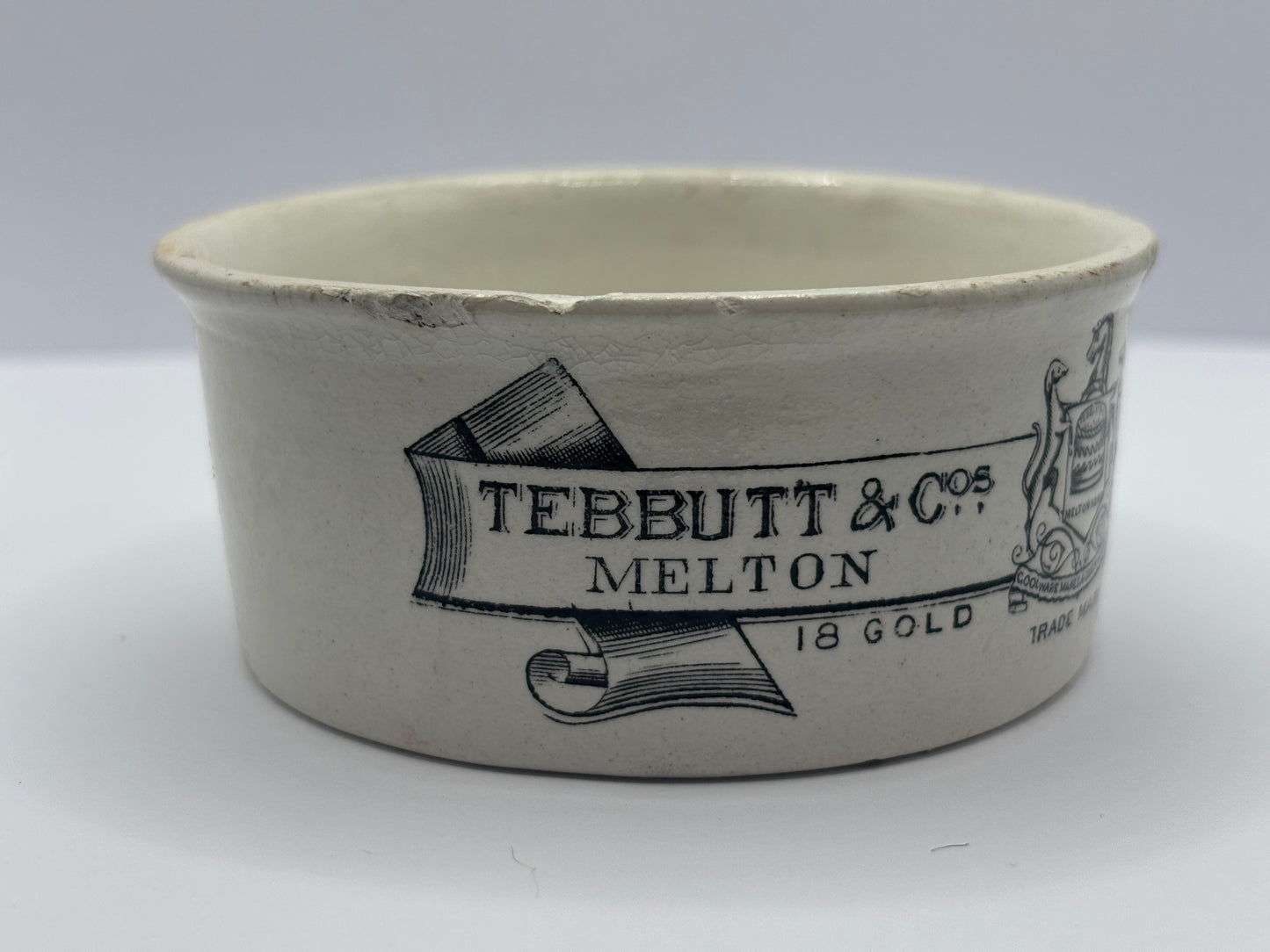 Old Teabutts advertising potted meat dish
