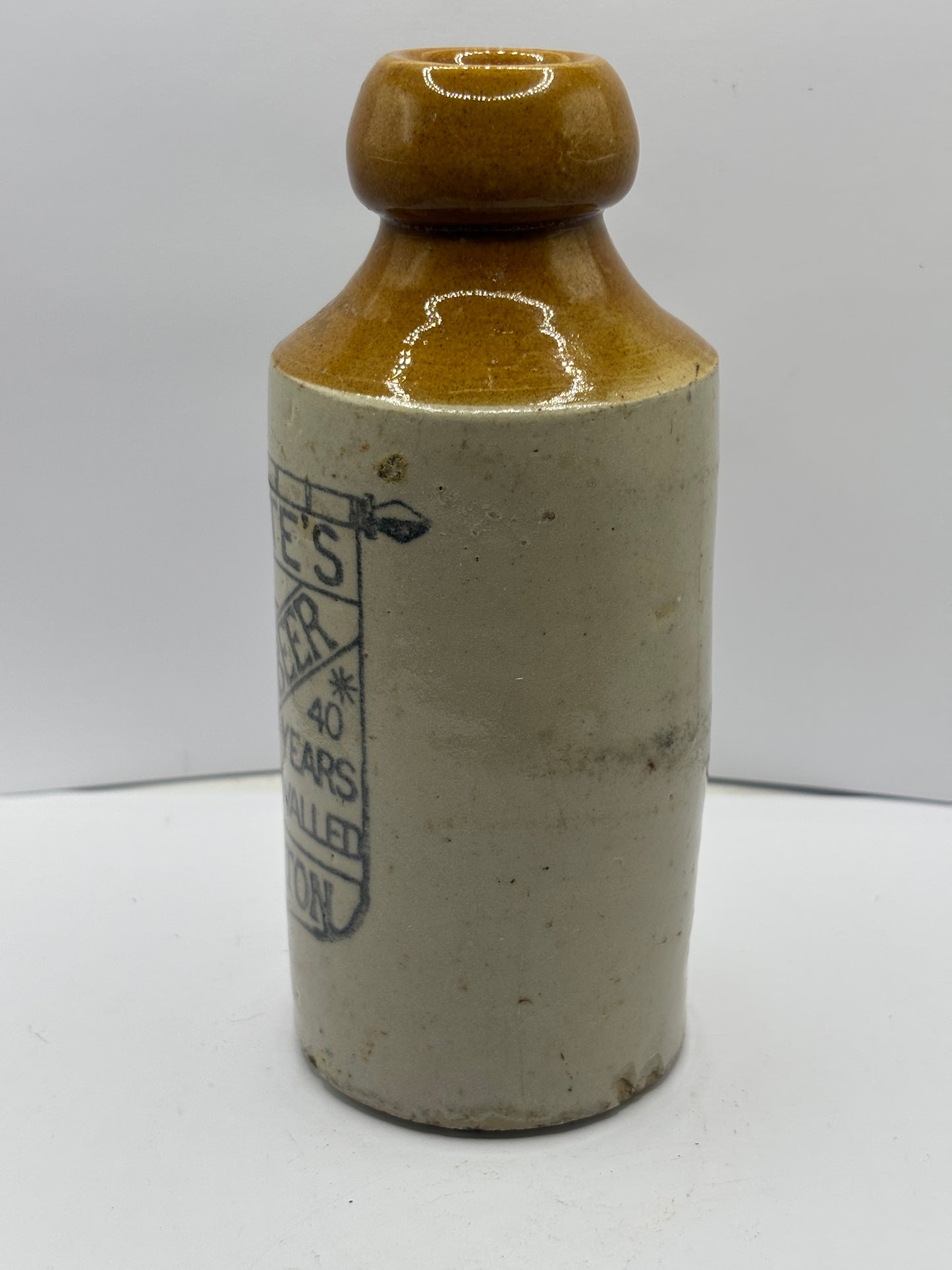 Old R.Whites ginger beer bottle, Kingston