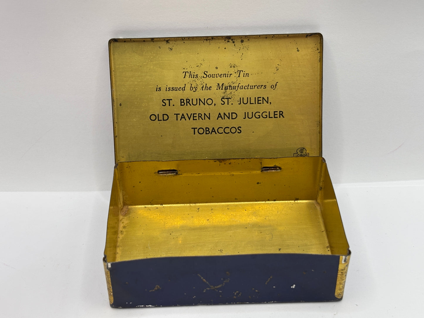 Old advertising tin,coronation may 1937 tobacco tin