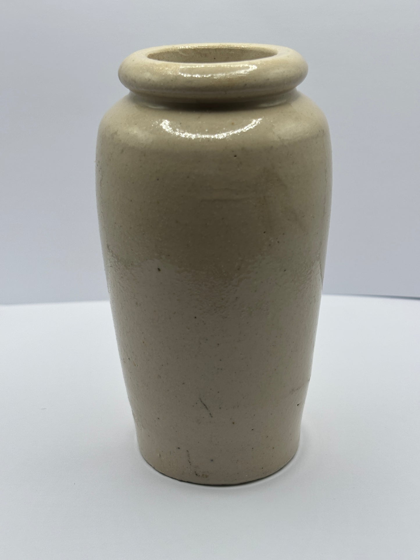 The Galloway creamery, white stoneware cream pot