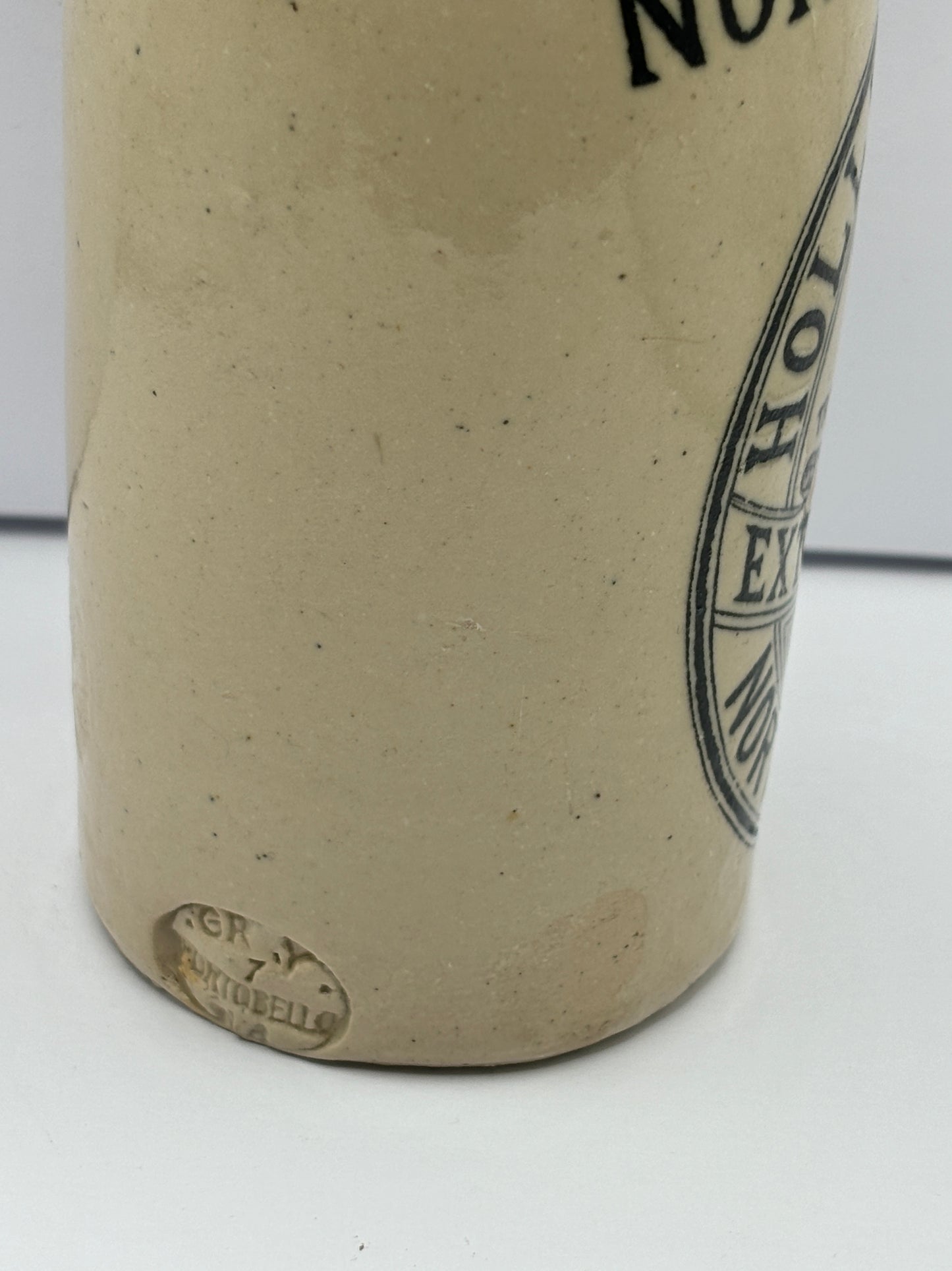 Old North sheilds stout bottle, Holliday & Co