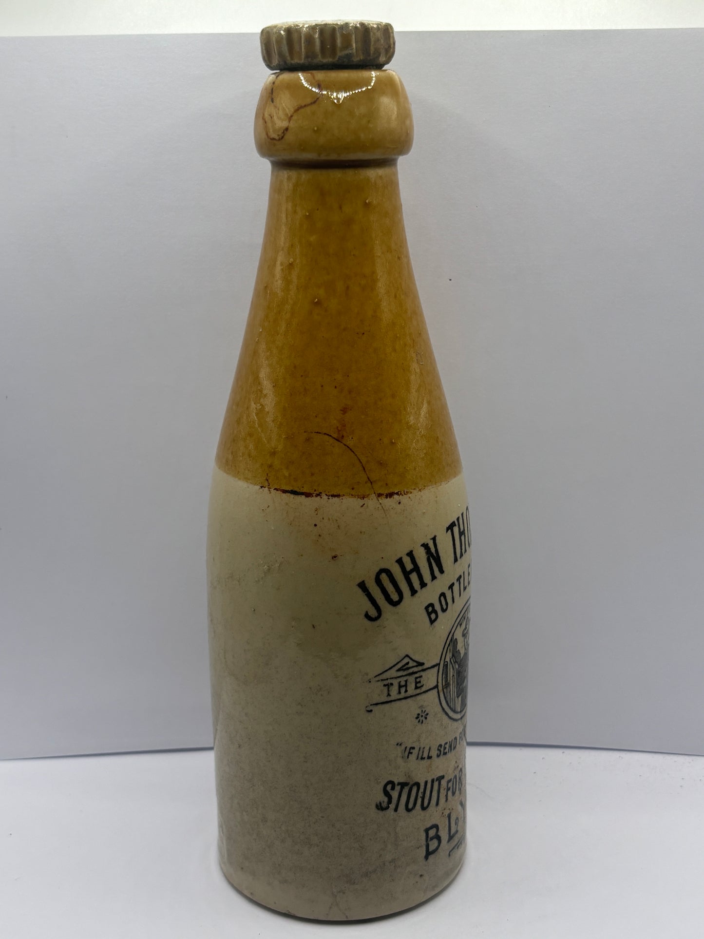 John Thompson stout bottle, Blyth