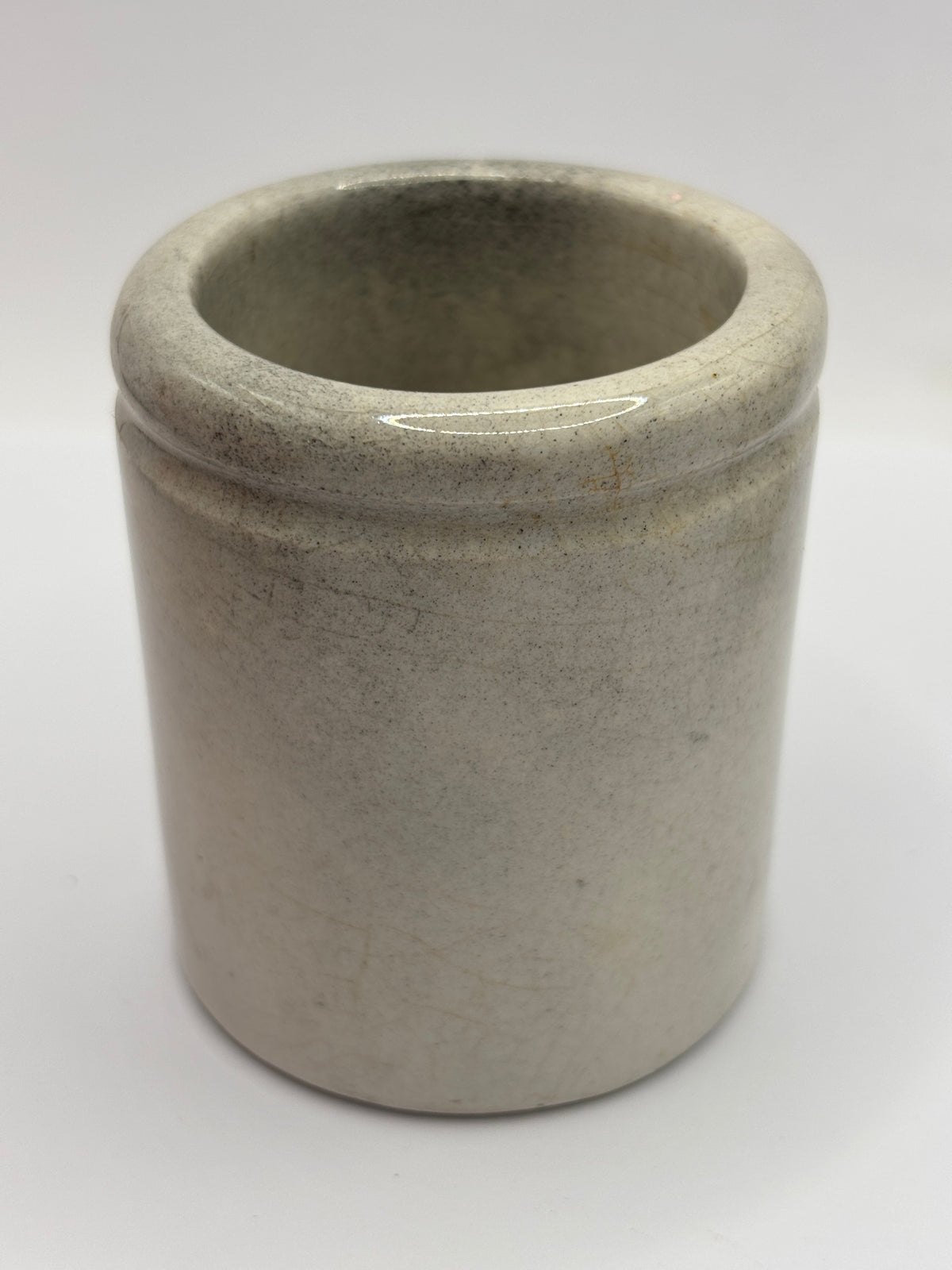 Old stoneware advertising jar, Sainsburys potted meat