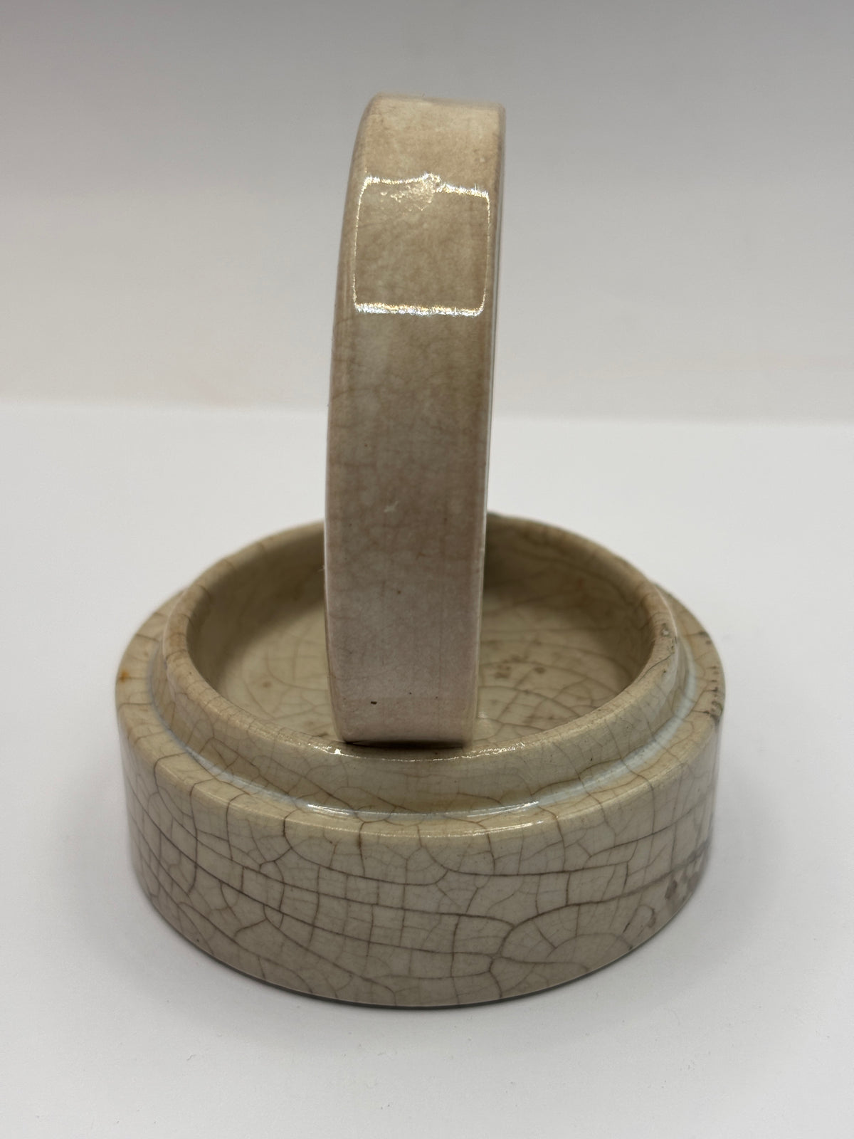 Old advertising lid and base. White cherry tooth paste 🍒