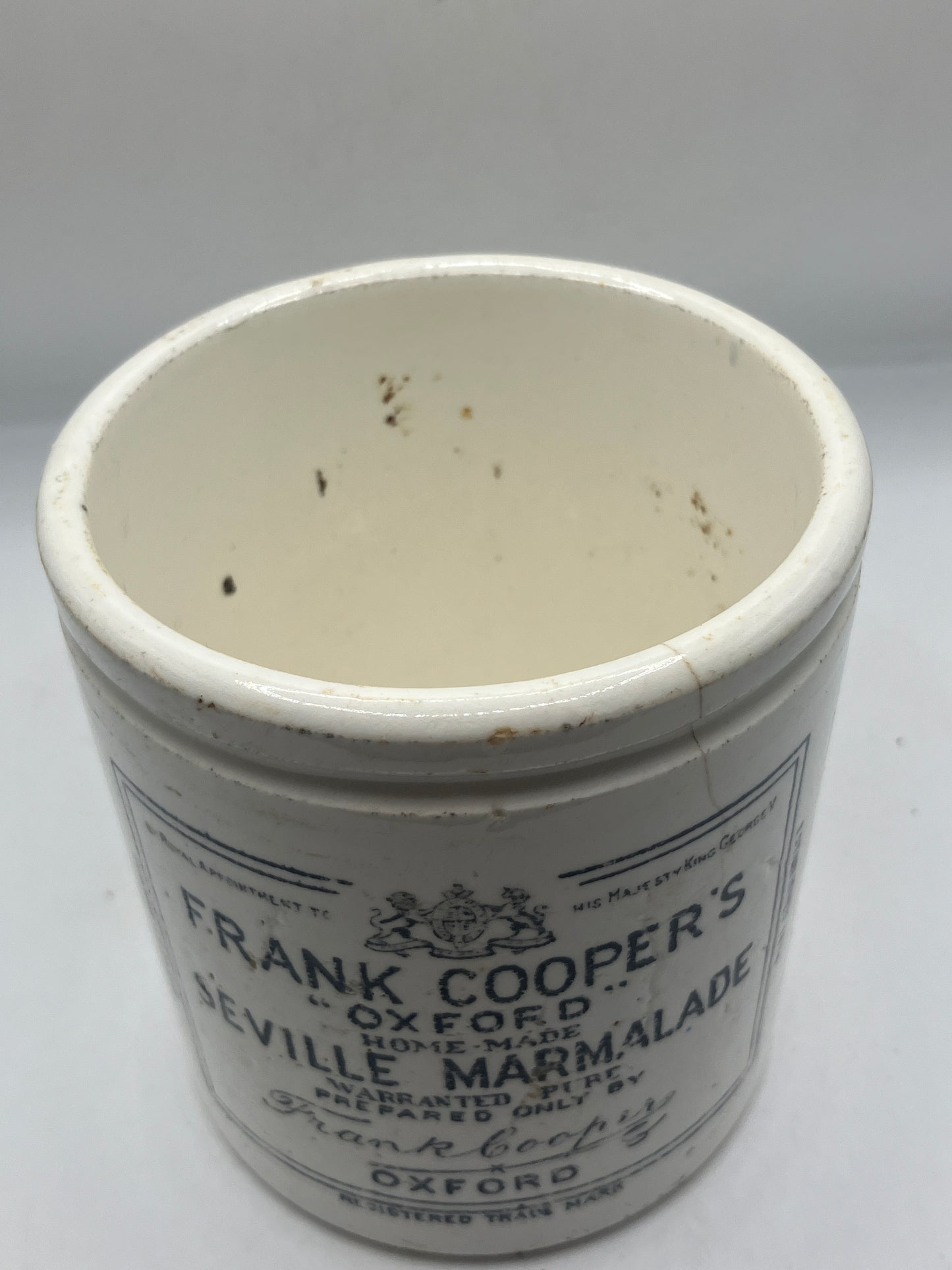 Frank coopers 1lb advertising jar (e)