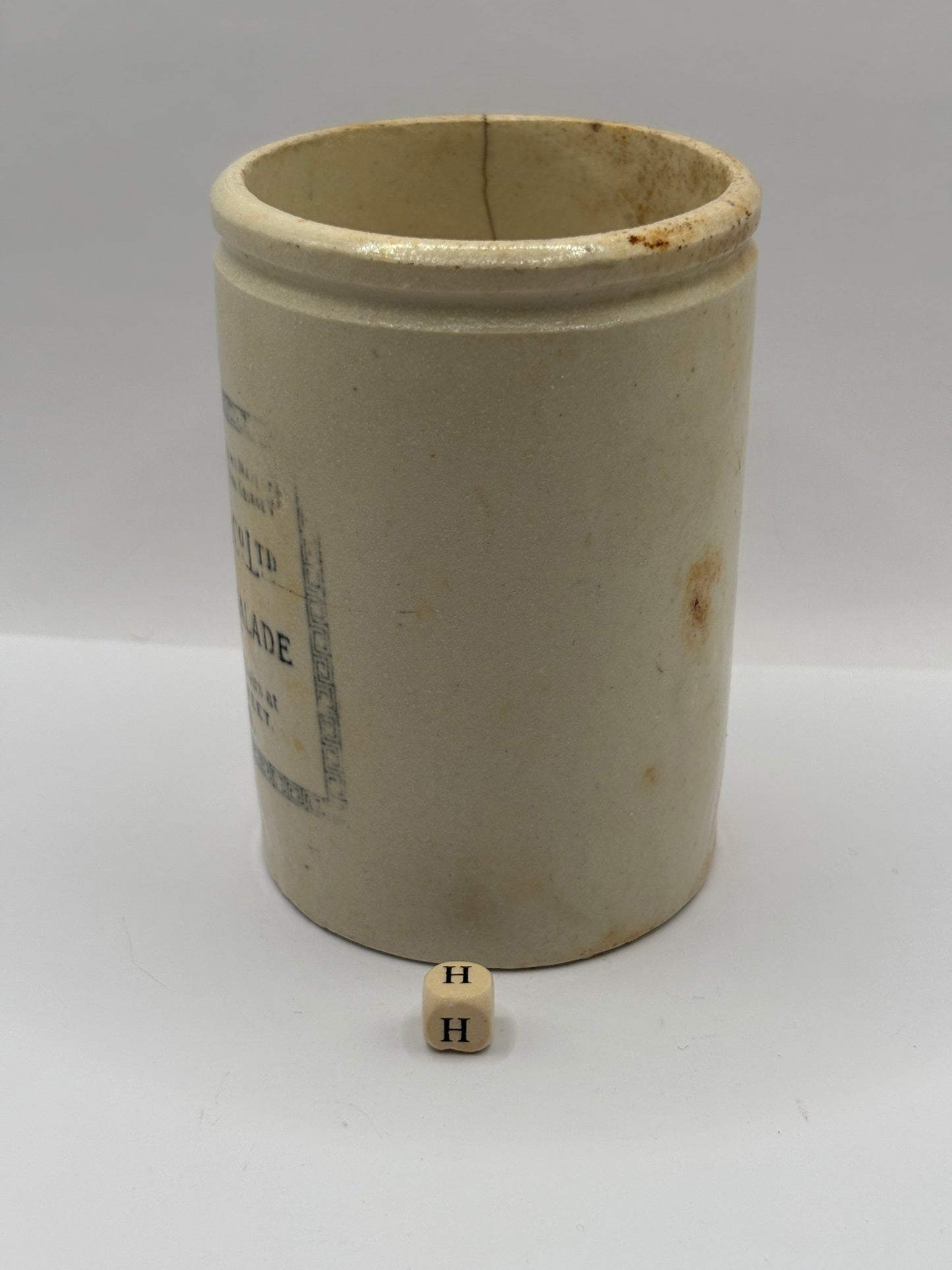 Old rare 1lb James Lyle & Co seville marmalade jar (H)