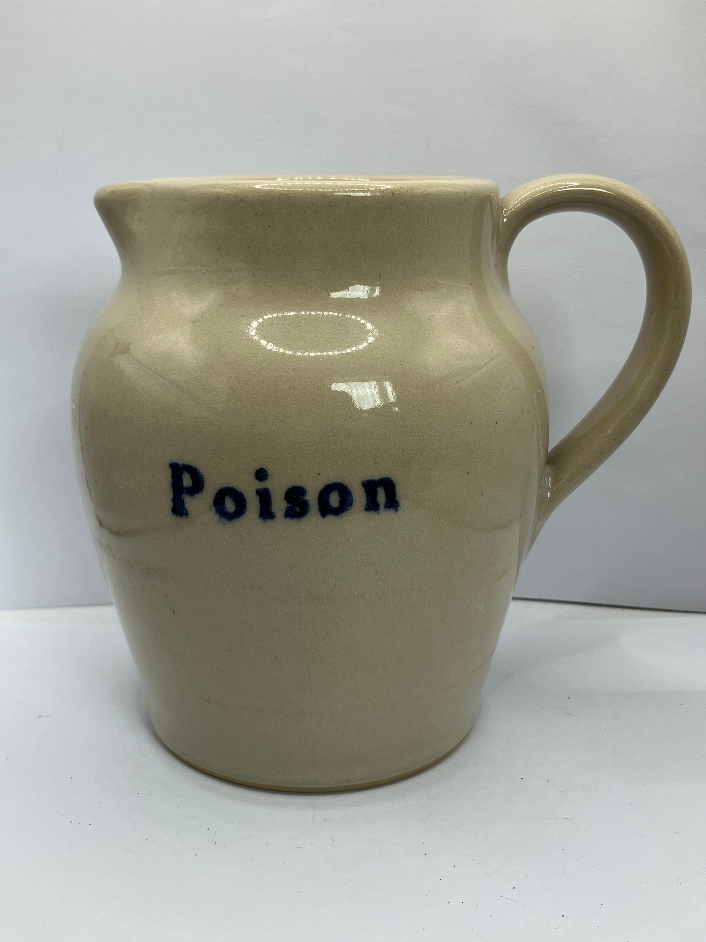 Stoneware poison jug