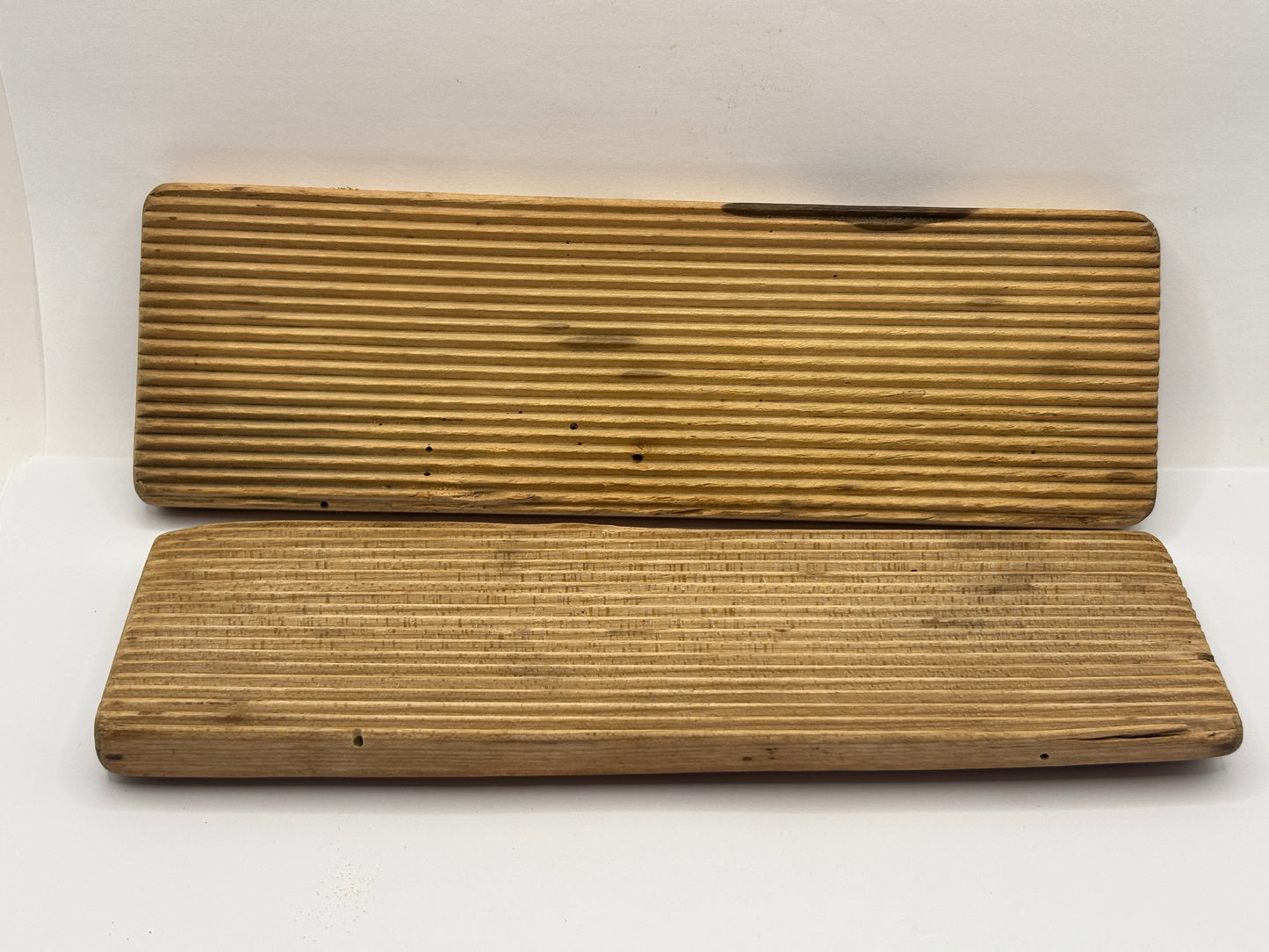 Old wooden butter pats