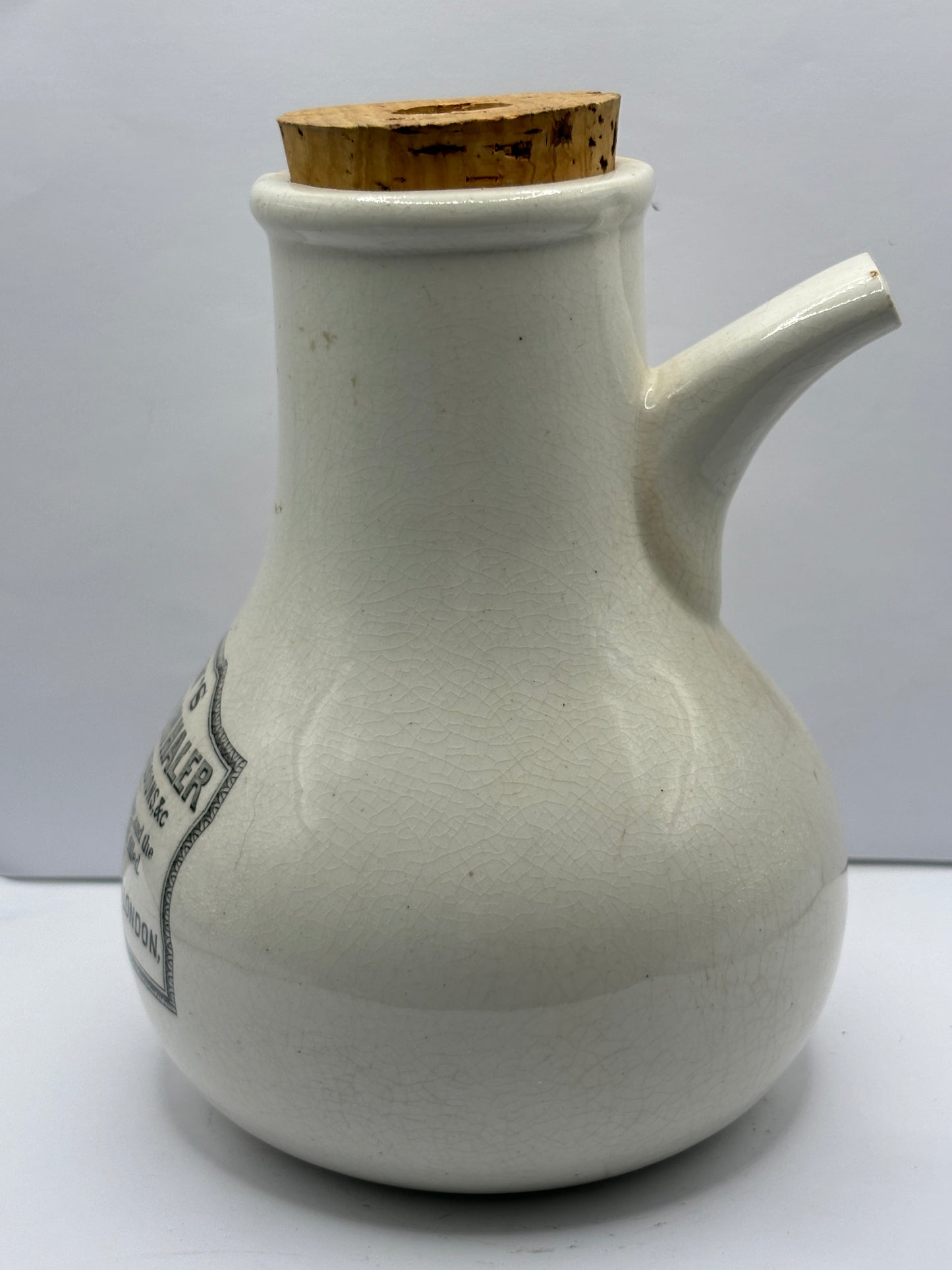 Maws earthenware inhaler, english advertising