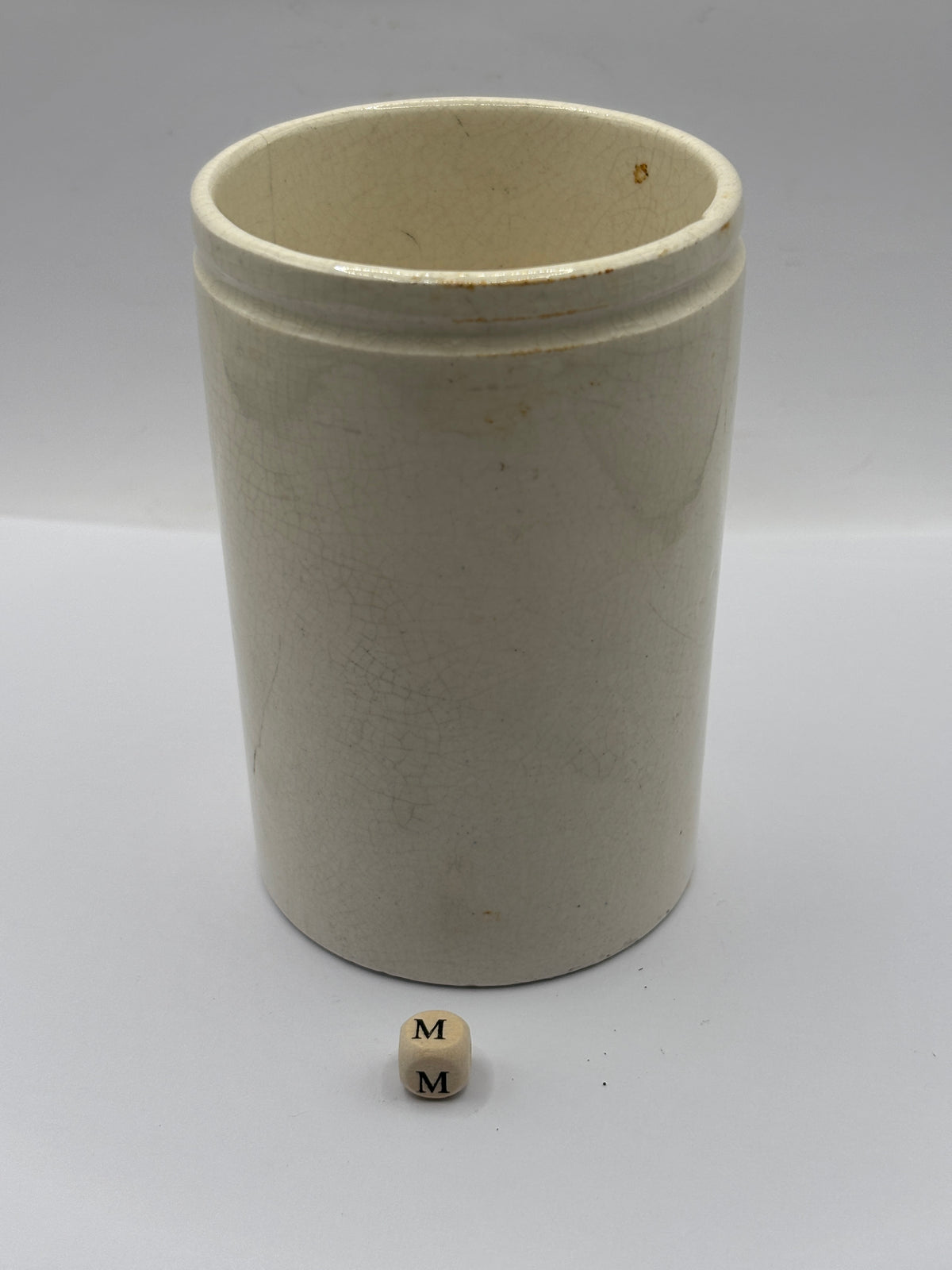 Old 1lb stoneware marmalade pot, Frank cooper oxford seville marmalade (m)