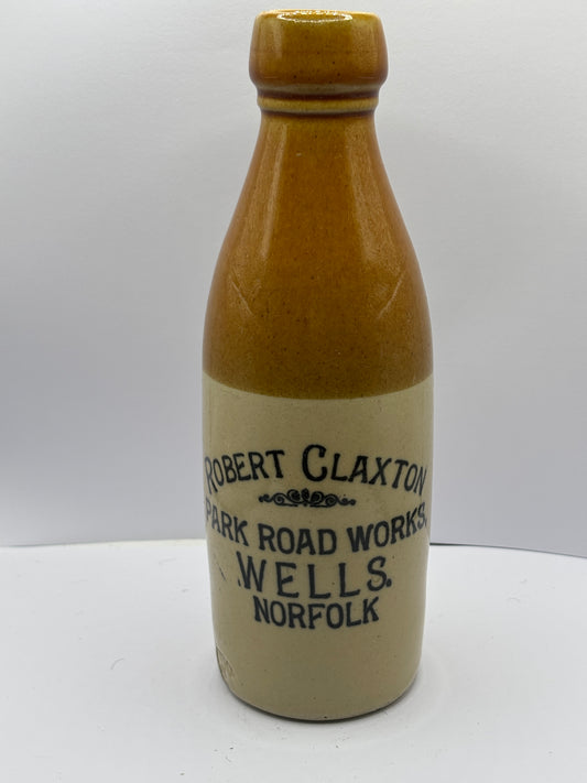 Old ginger beer bottle, Robert Claxton Wells Norfolk