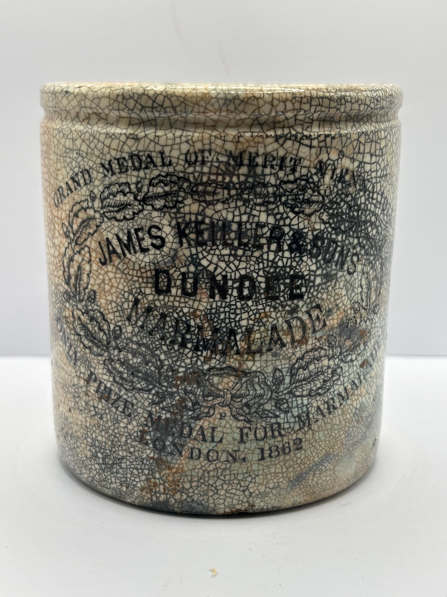 Old 1lb James Keiller Dundee marmalade jar