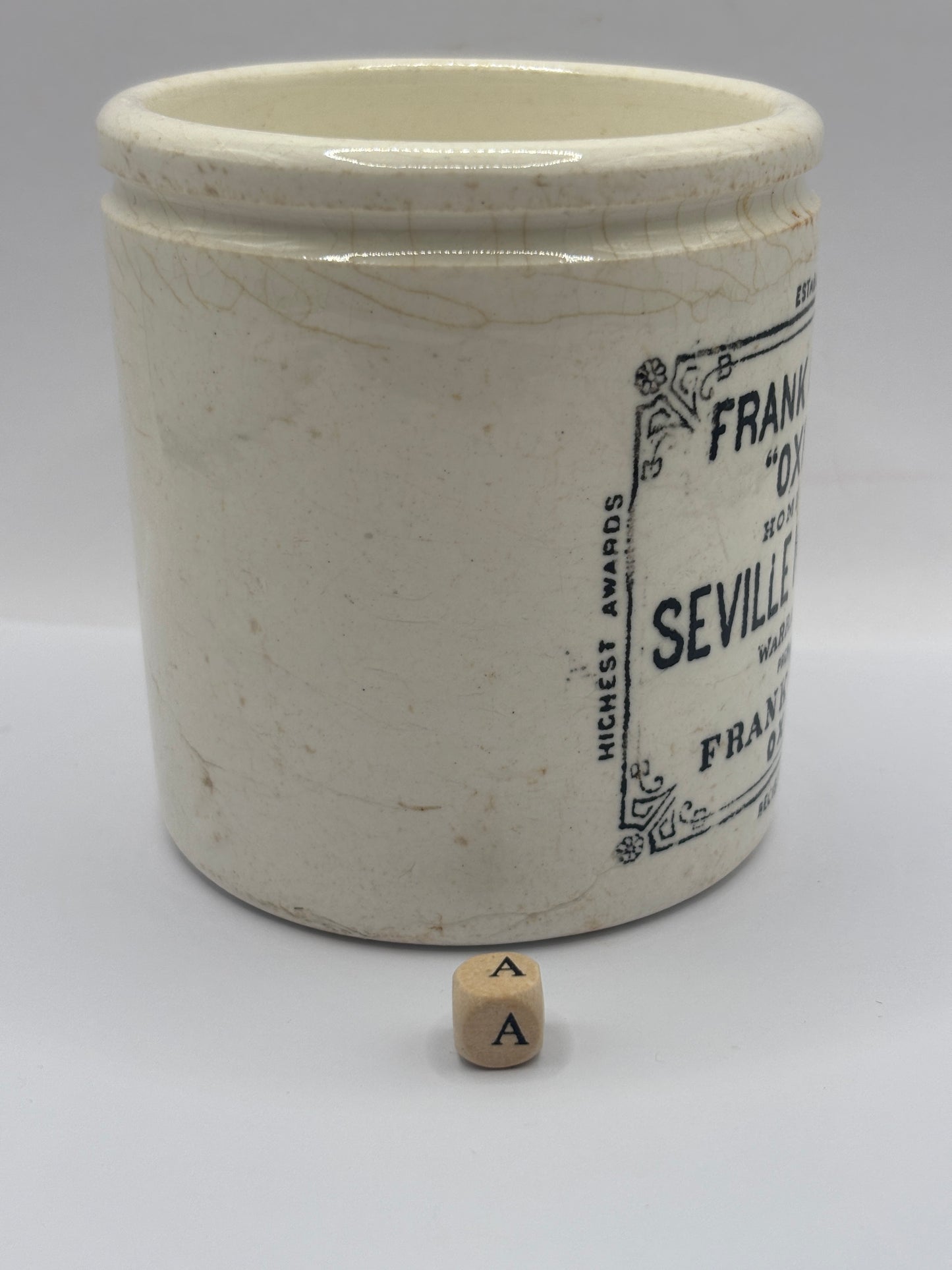 Old 1lb Frank Cooper marmalade Jar (a)