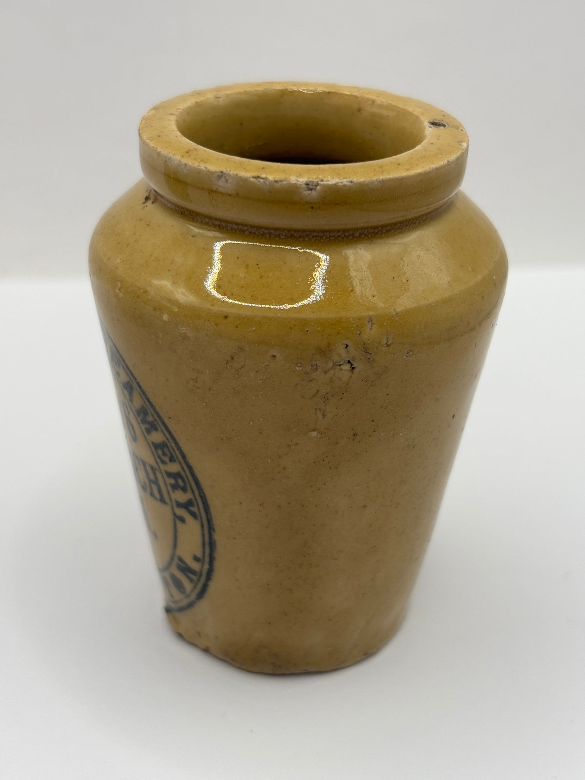 Old advertising cream pot, Hailwoods rich cream