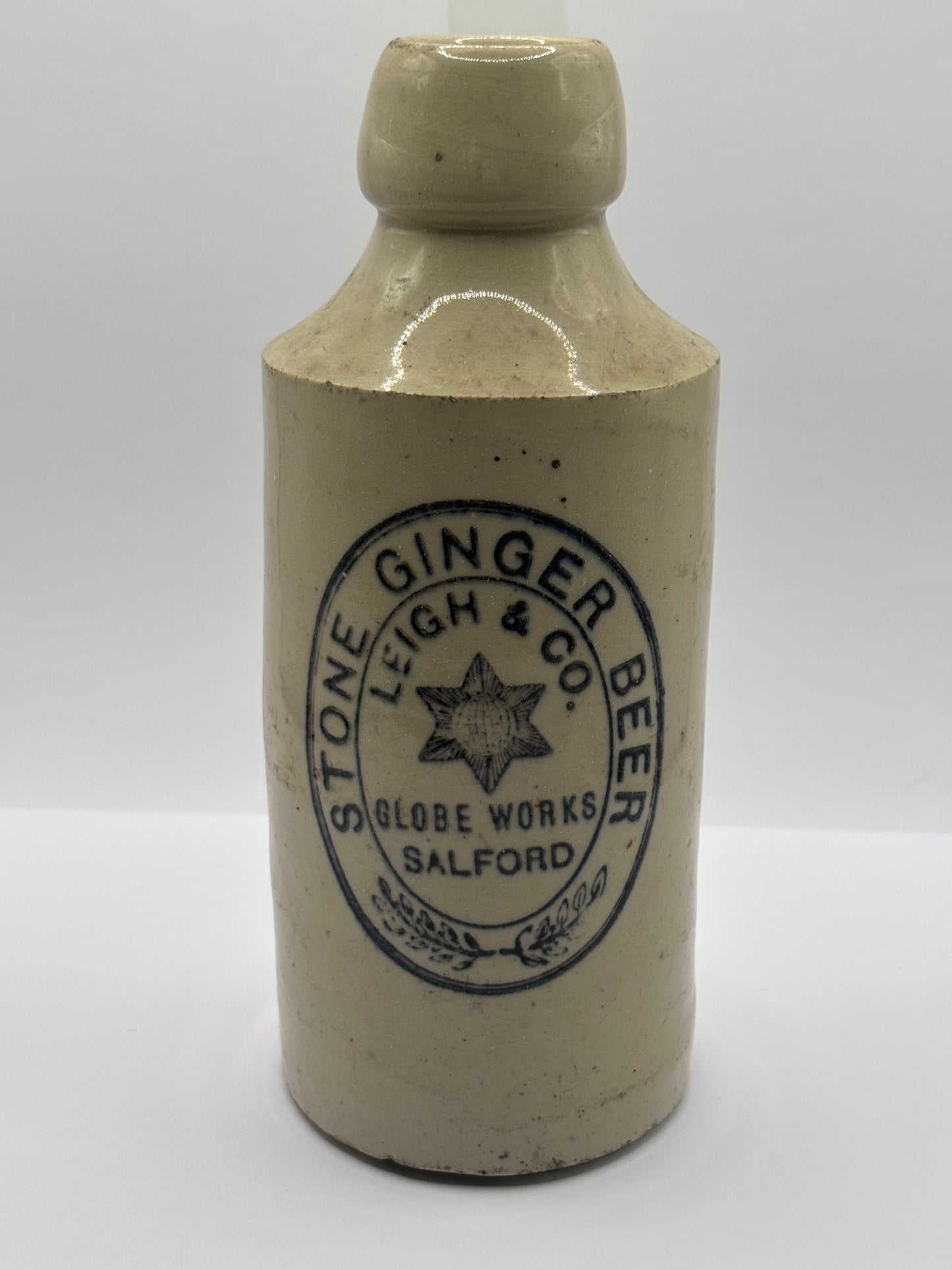 Old Salford ginger beer bottle, Leigh & Co