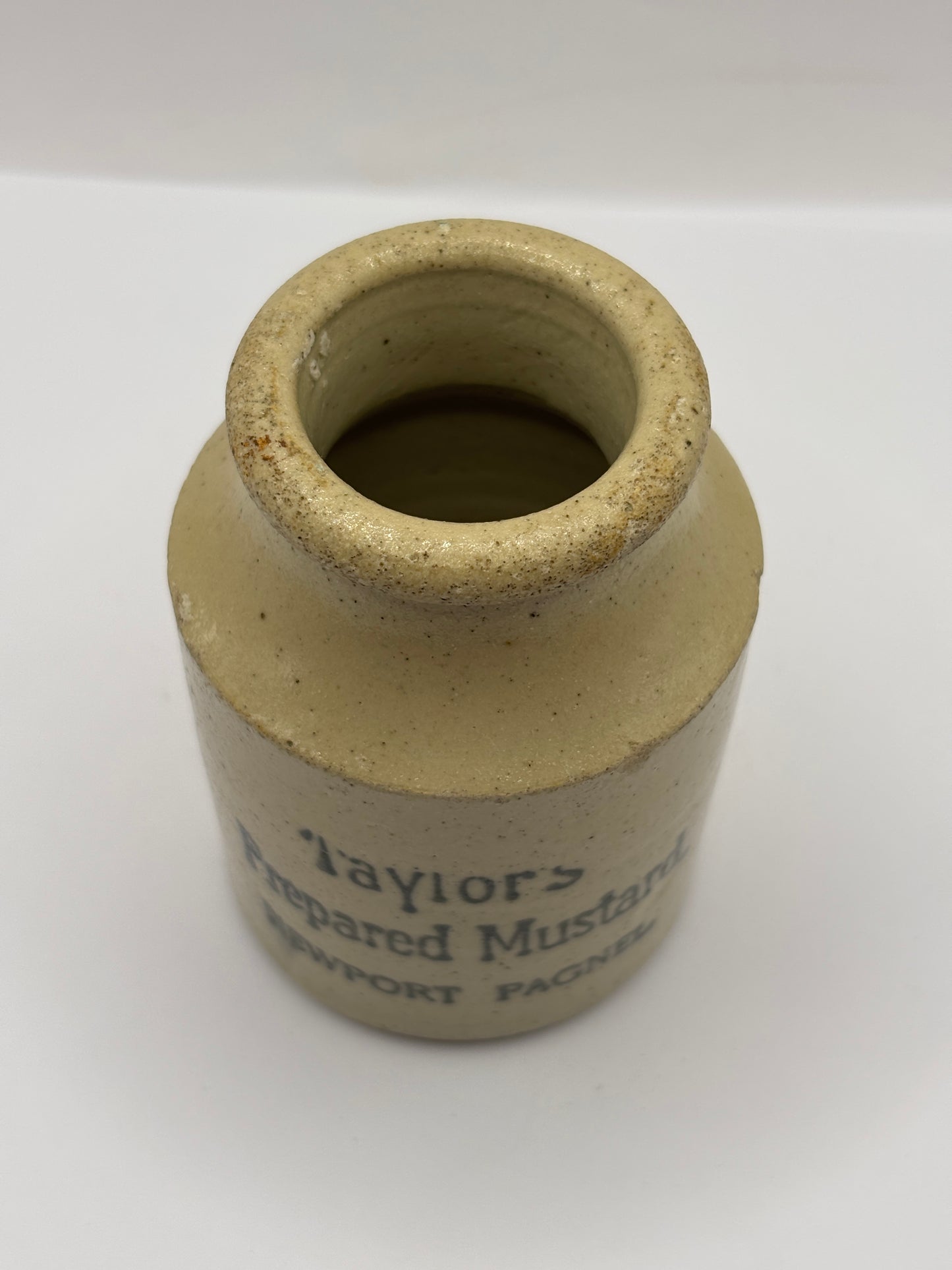 Old advertising jar, Taylors prepared mustard