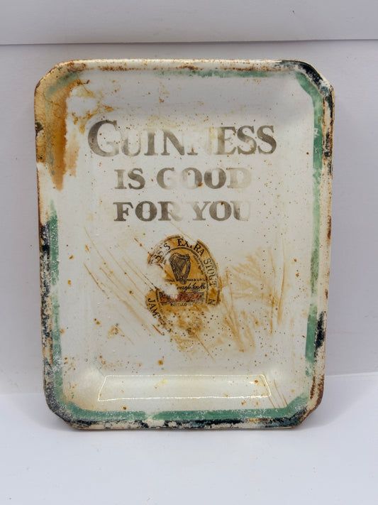 Old small advertising tray/ dish. Guiness