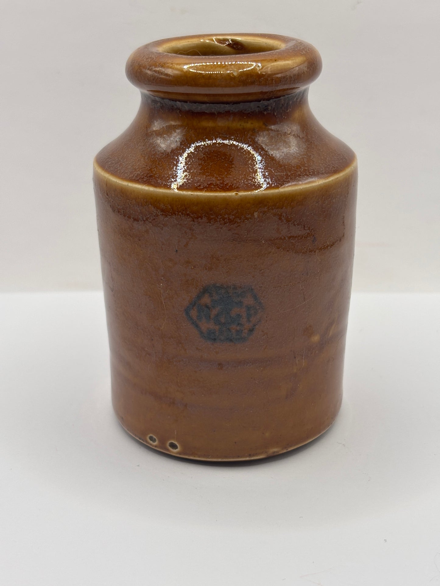 Old advertising jar, Taylors prepared mustard. 10.5cms