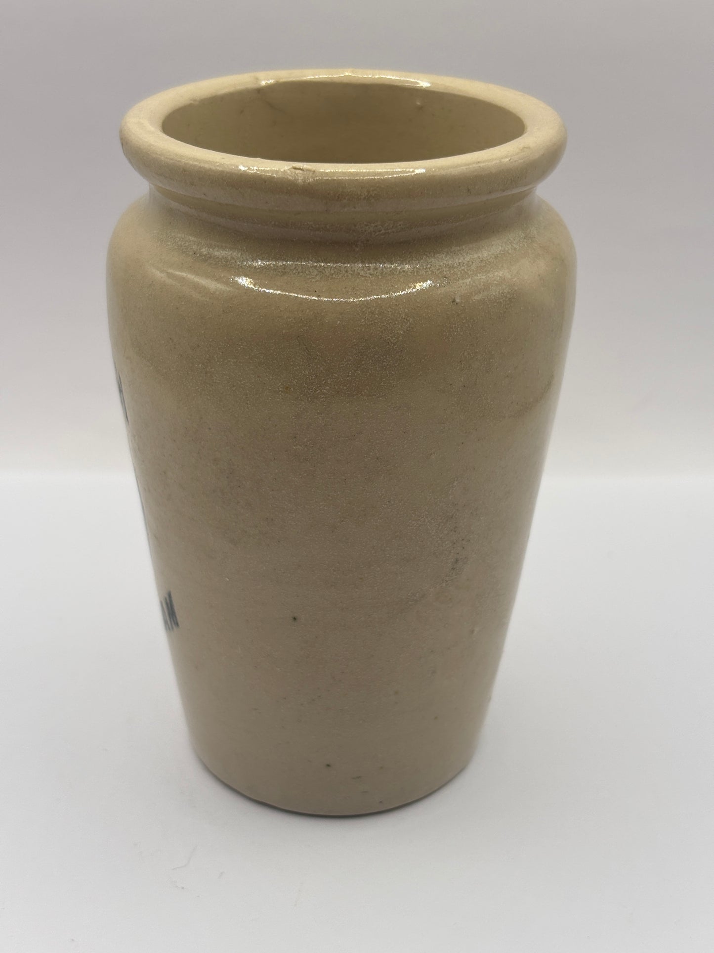Old advertising cream pot, Pure rich thick cream, the professional & civil service supply