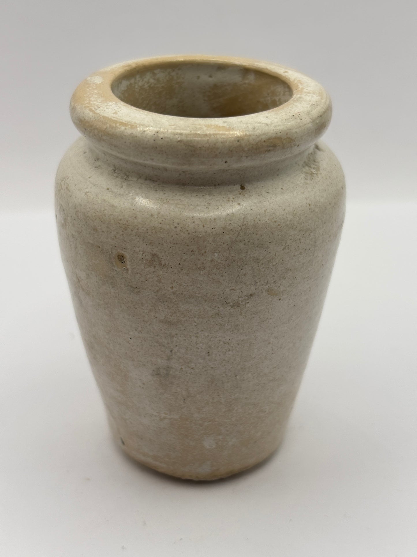 Old rare advertising cream pot, Prestons Creamery pure rich cream 6.5cms