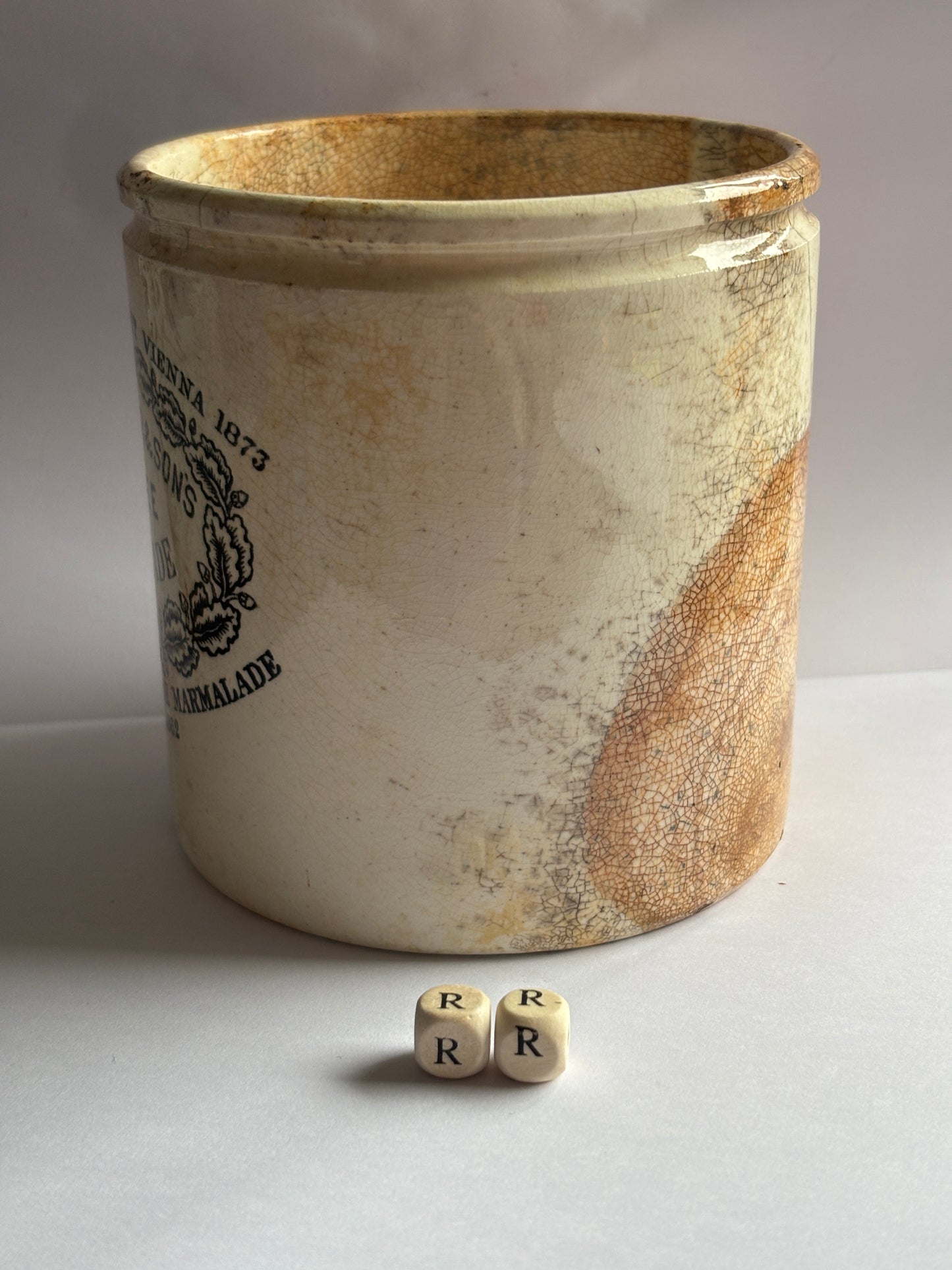 Old 2lb James Keiller dundee marmalade jar (RR)