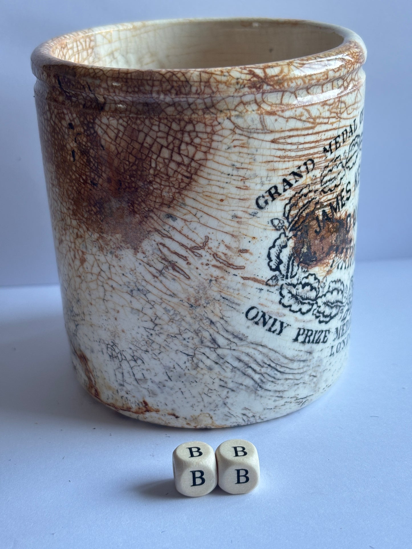 Old 1lb James Keiller dundee marmalade jar (BB)