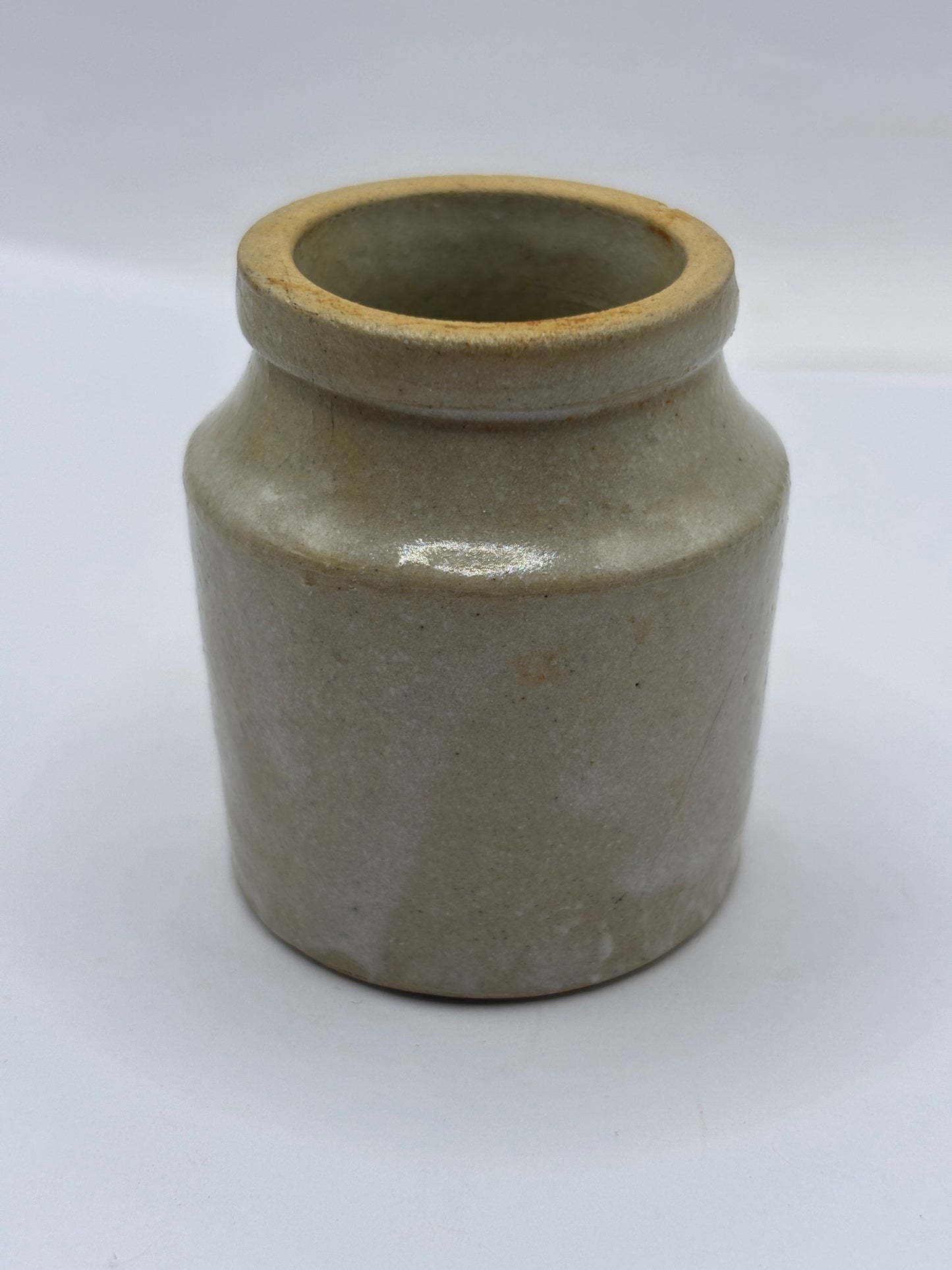 Old mini stoneware jar