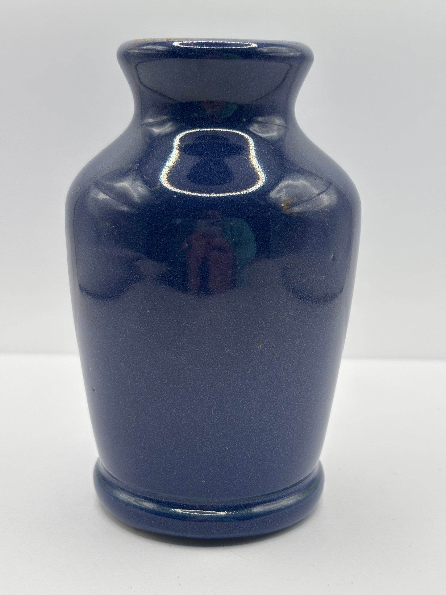 Old blue stoneware jar, Ronuk jar