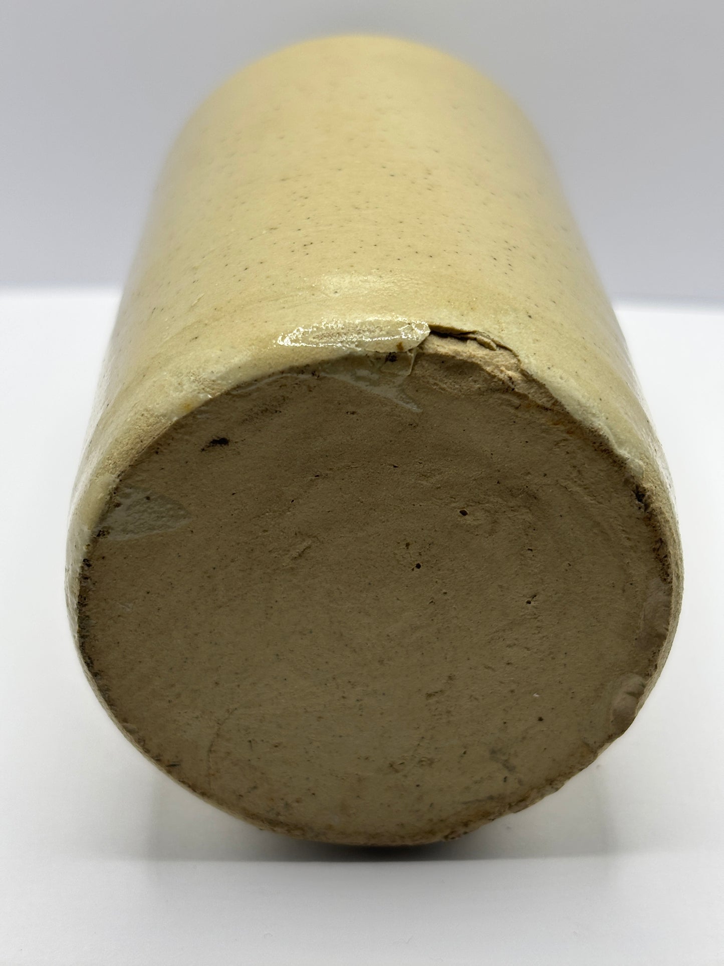 Tall stoneware ink with trade mark, FM & Co