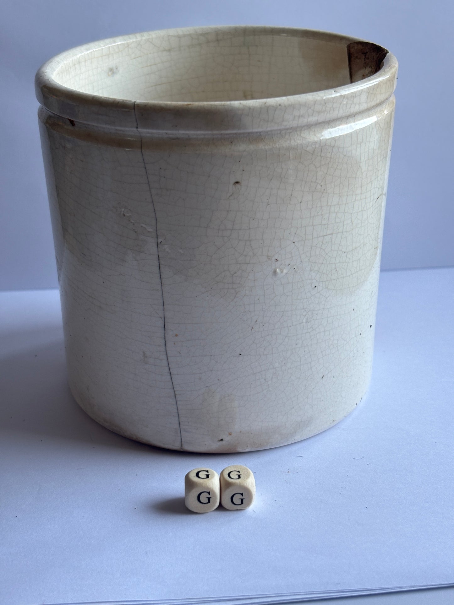 Old 2lb Frank cooper marmalade jar (GG) damaged