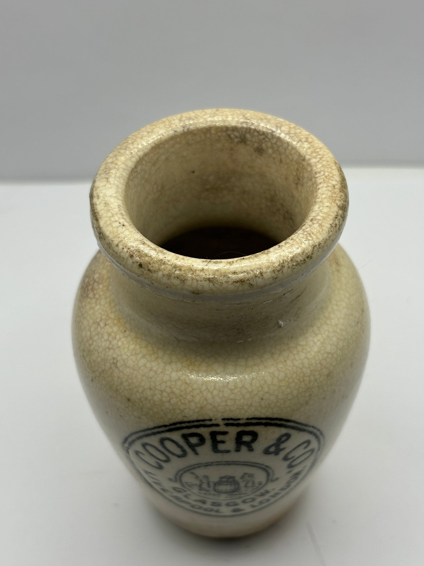 Cooper & Co cream advertising cream pot