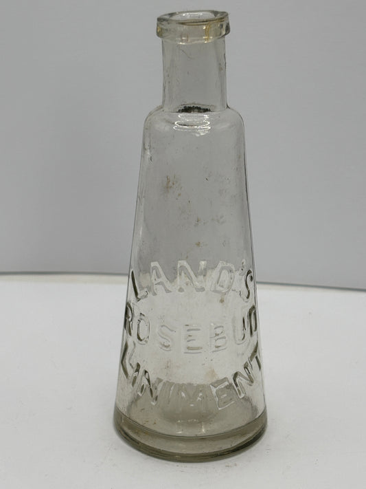 Old Land’s Rosebud liniment bottle