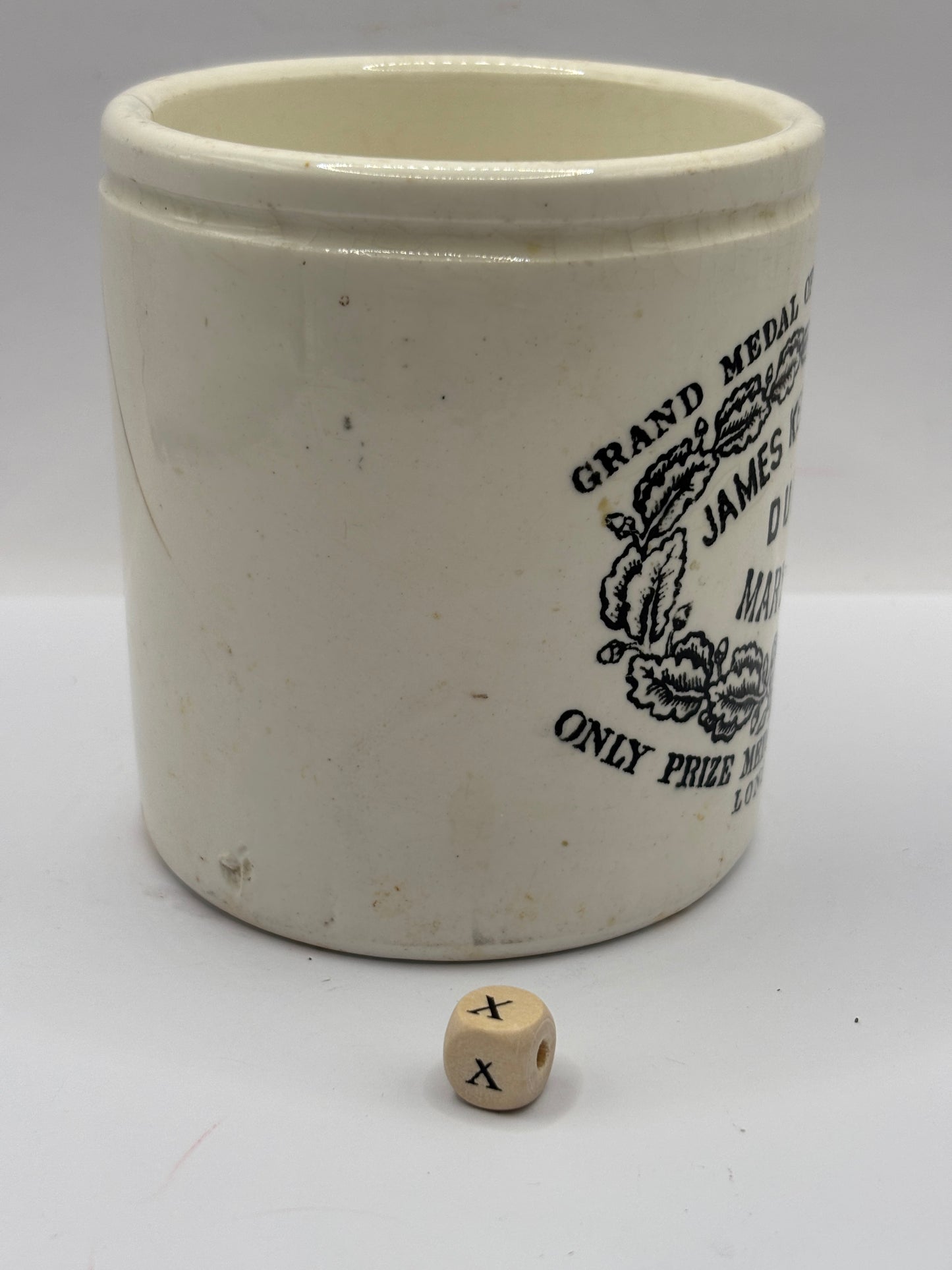 Old 1lb James Keiller Dundee marmalade jar (x)